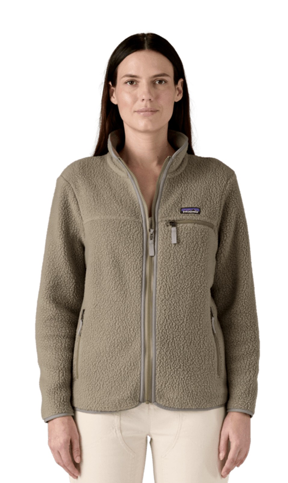 Patagonia Damen Retro Pile Fleece River Rock Green