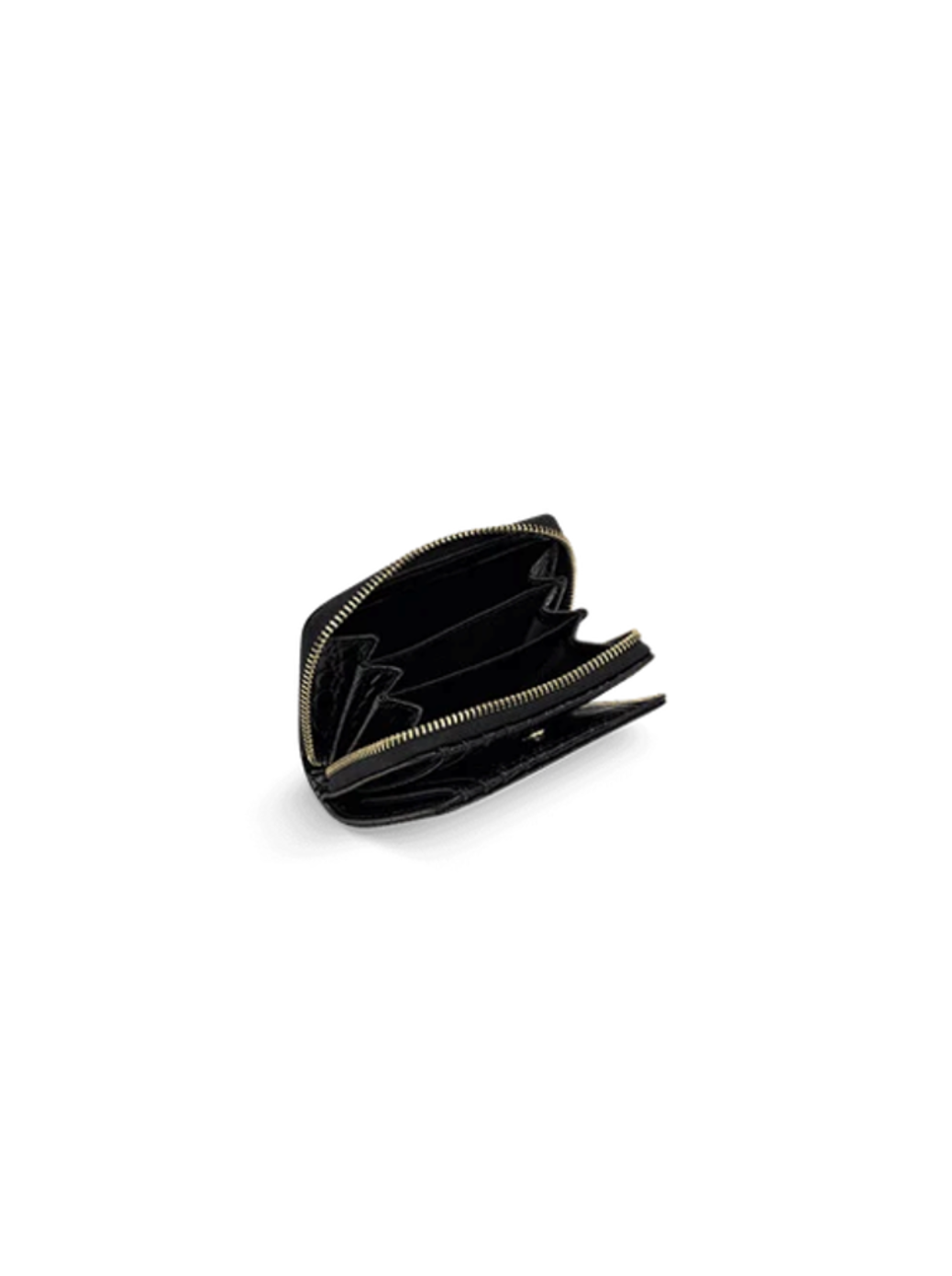 Hey Marly Sleek Petite Croco Geldbörse Black