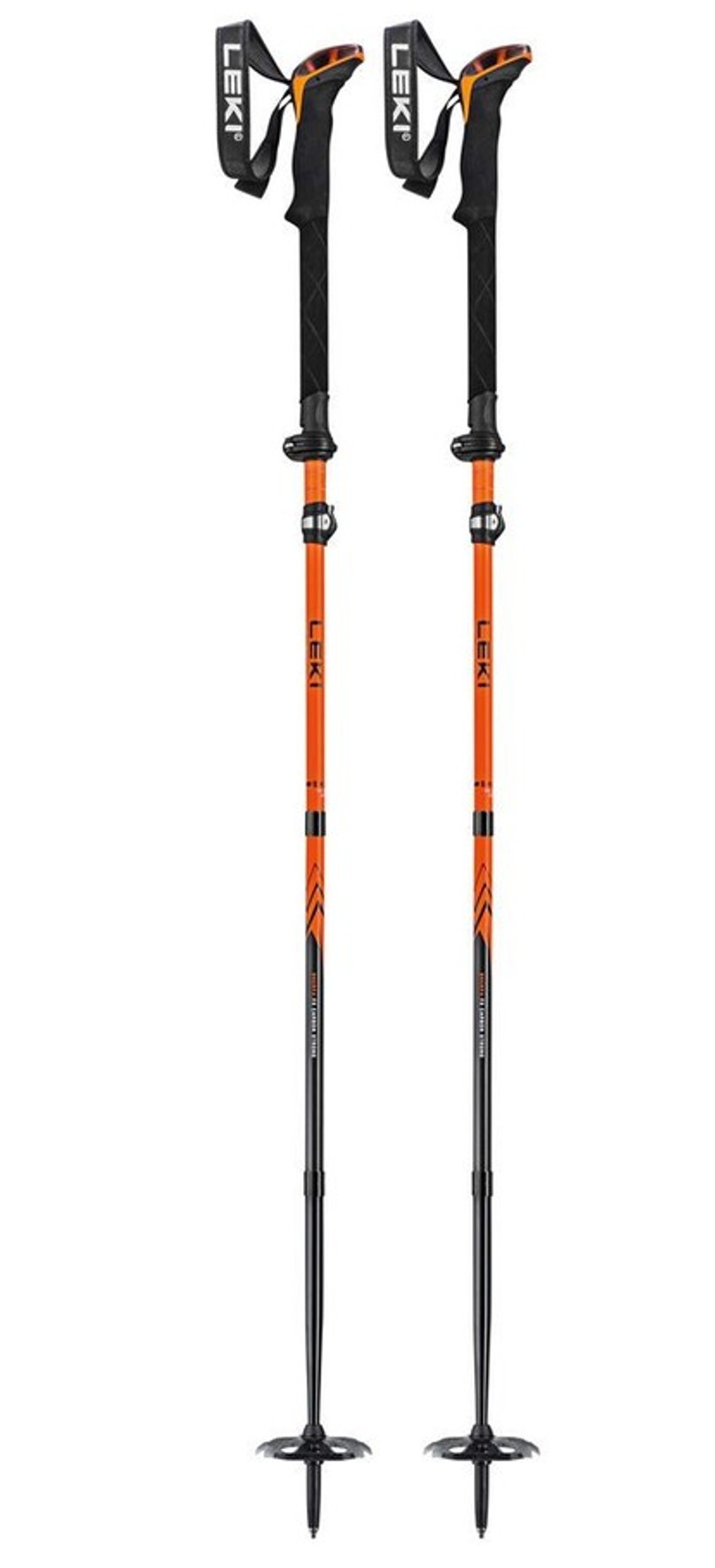 Leki Wanderstock Sherpa FX Carbon Strong orange/denimblue