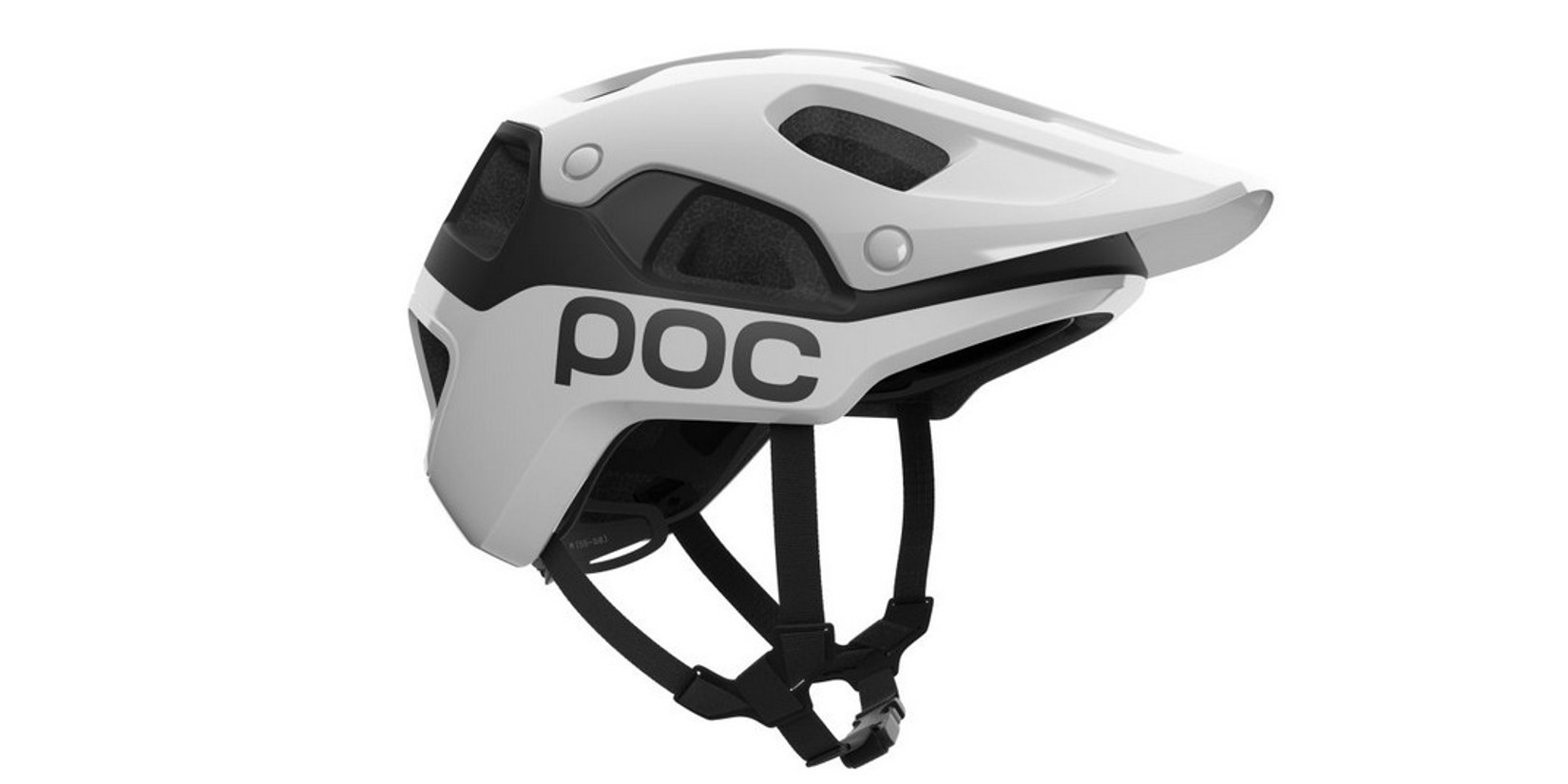POC Fahrradhelm Cularis Pure MIPS uranium black matt/hydrogen white