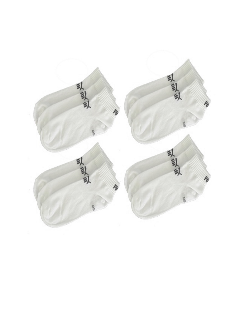 Puma ELEMENTS Quarter Socken 12-Pack weiß
