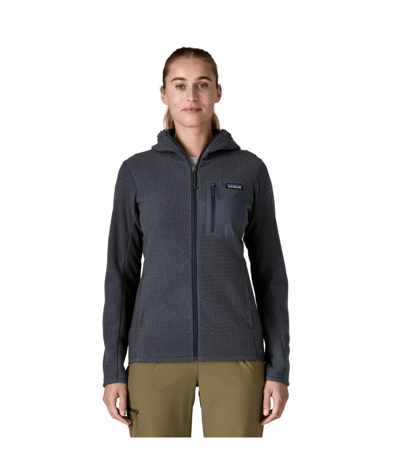 Patagonia Damen R1® Air Fleece Full-Zip Hoody Smolder Blue