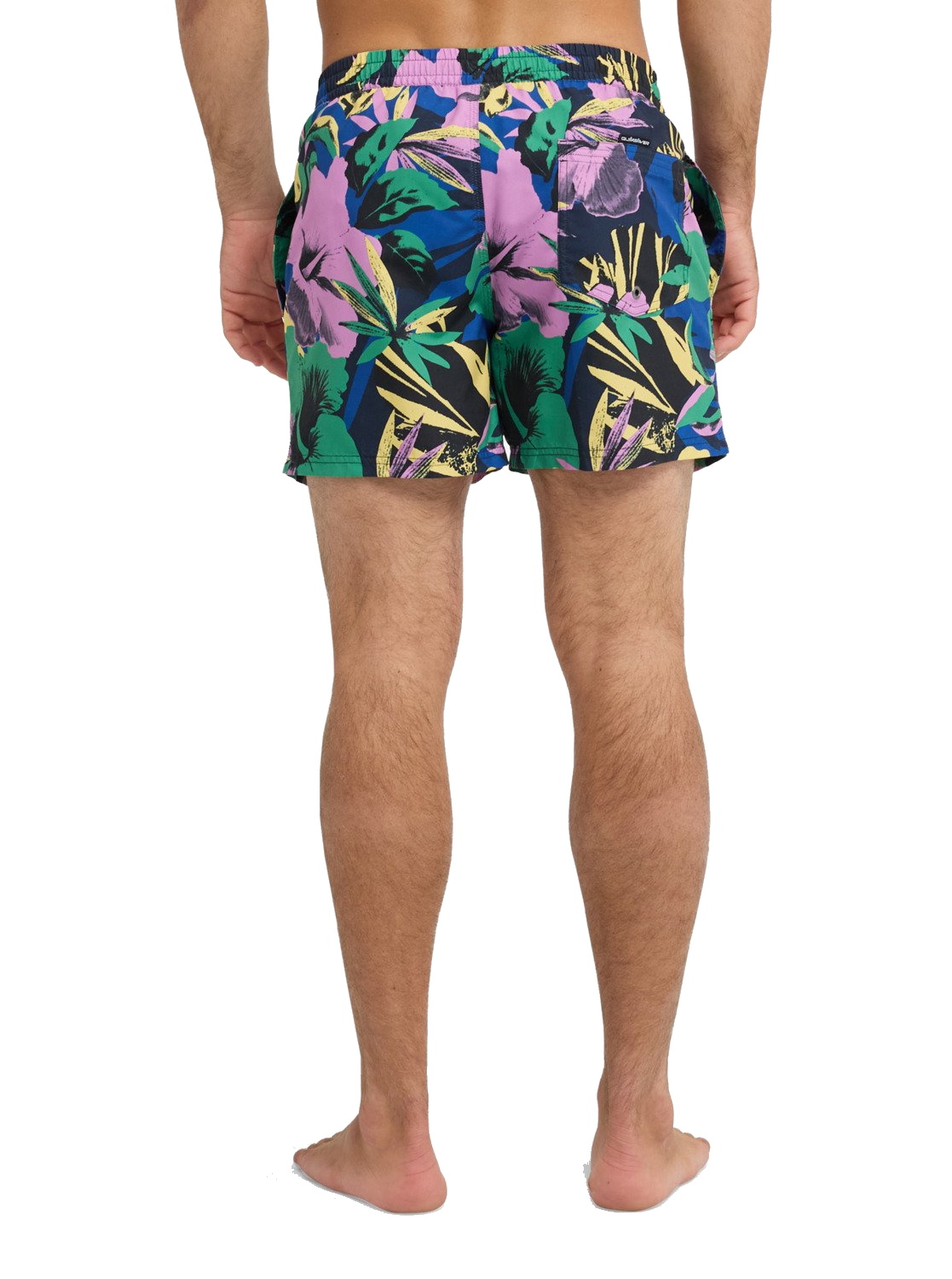 Quiksilver Badeshorts Everyday Printed Volley 15" Schwimmshorts Dark Navy Interact Floral