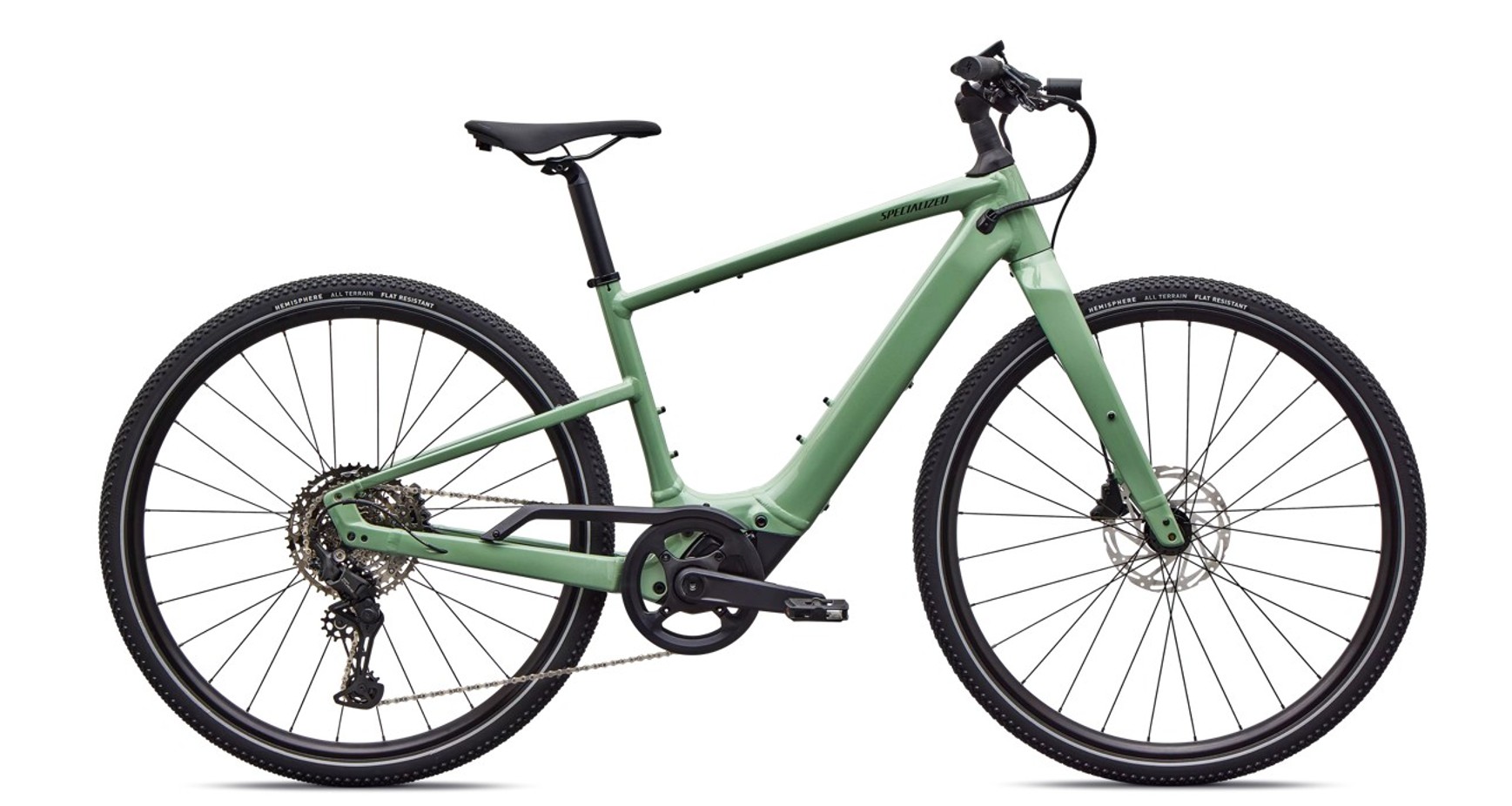 Specialized Turbo Vado SL 2 4.0 Gloss Pistachio / Oak Green Metallic Frost Reflective 2027