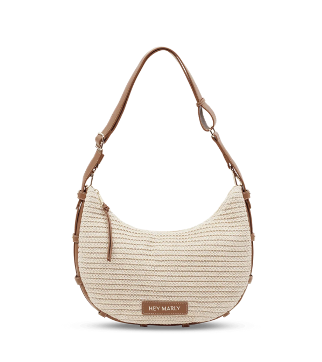 Hey Marly Lifetime Sister Straw M Crema Cognac
