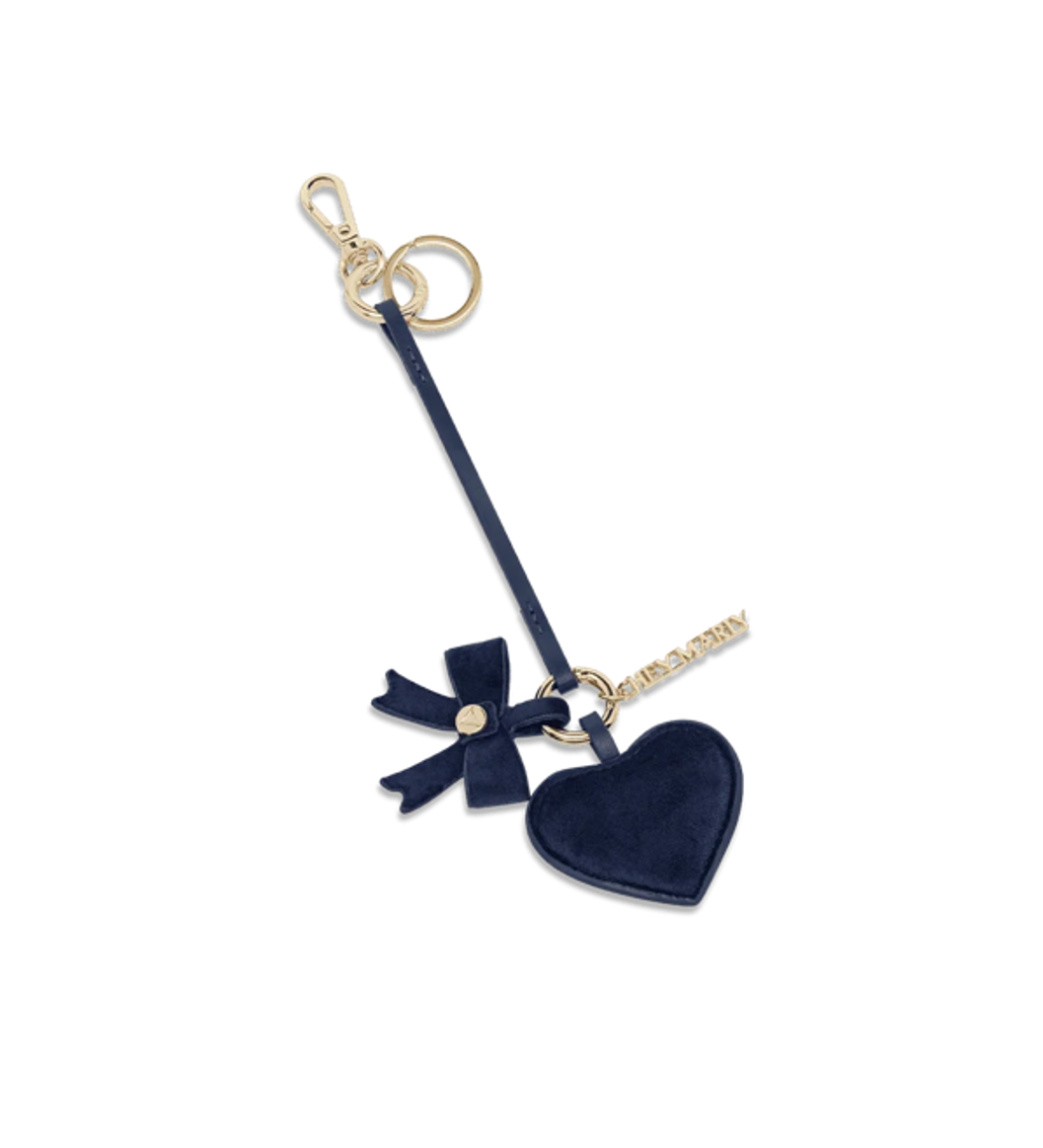 Hey Marly Heart & Blow Charm Schlüsselanhänger Blue