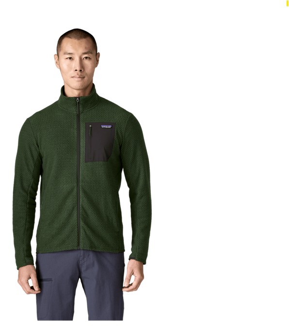 Patagonia Herren R1® Air Fleece Jacke Treeline Green