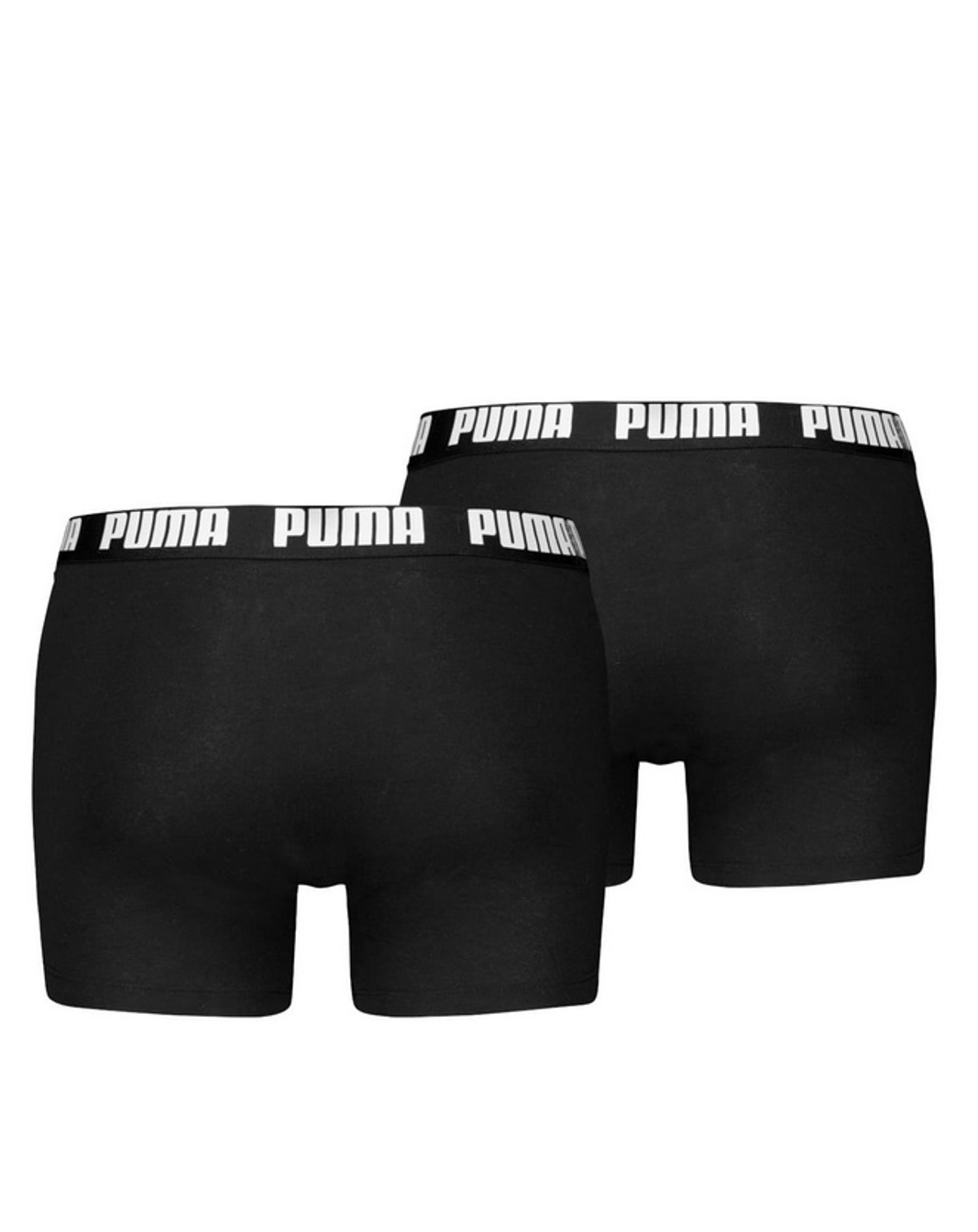 Puma Herren Boxershorts Organically 2er Pack Black / Black