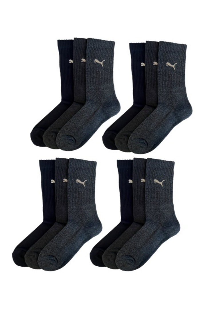 Puma Sportsocken Regular Crew Socken Sport 12-Pack denim