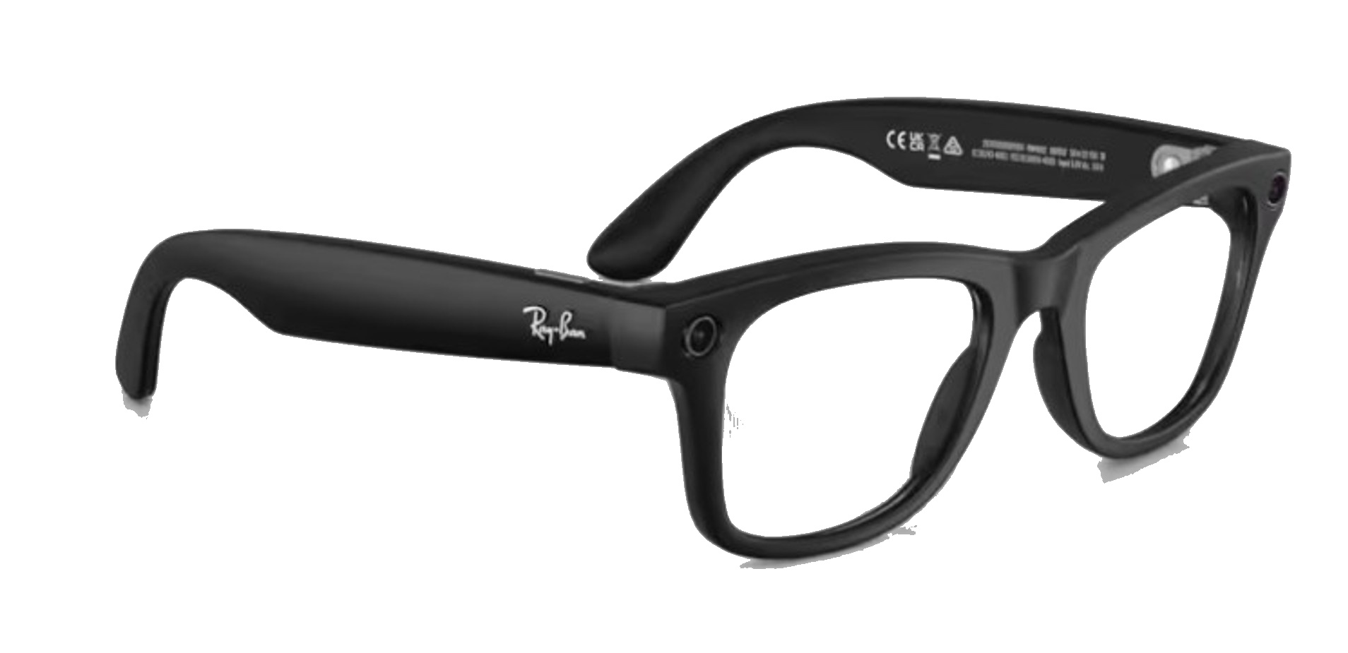 Ray Ban META Sonnenbrille Wayfarer matt Schwarz