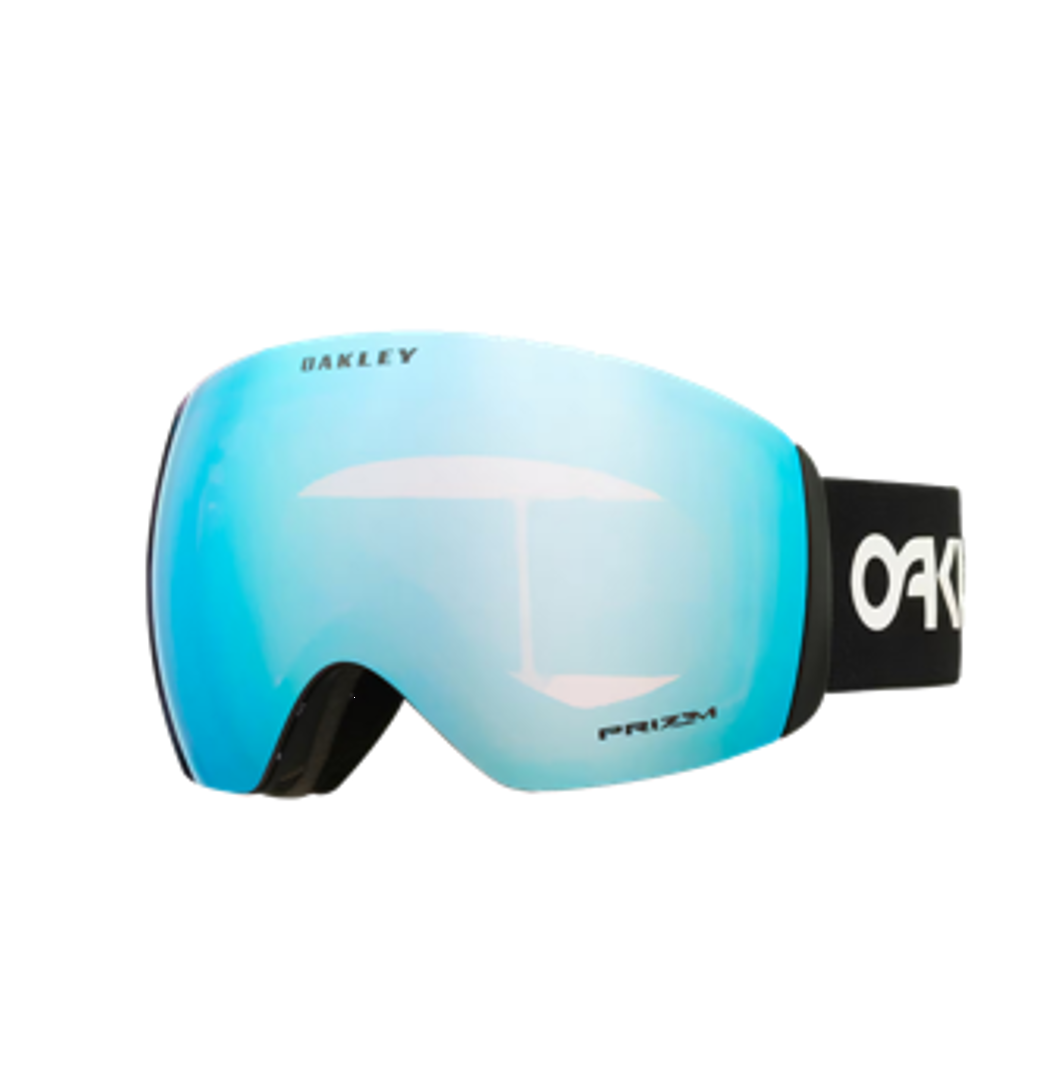 Oakley Schneebrille Flight Deck M Snow Goggles Prizm FD Snow Saphire Iridium Pilot Black