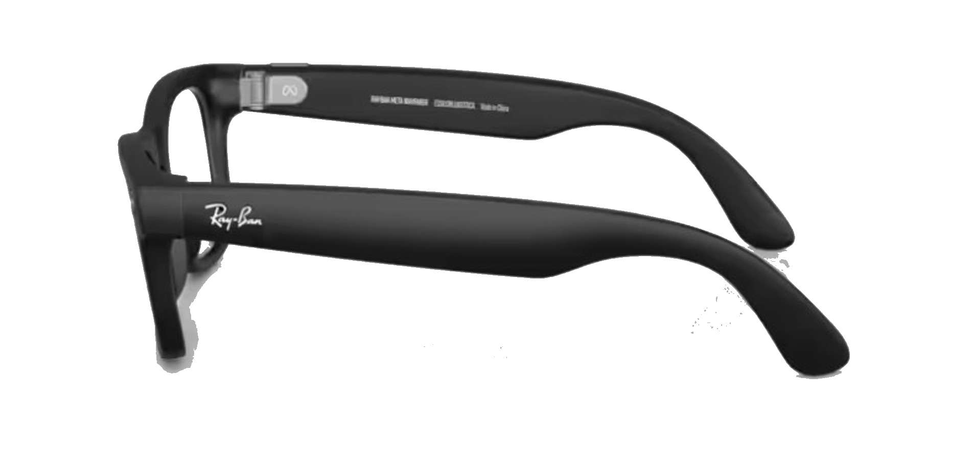 Ray Ban META Sonnenbrille Wayfarer matt Schwarz