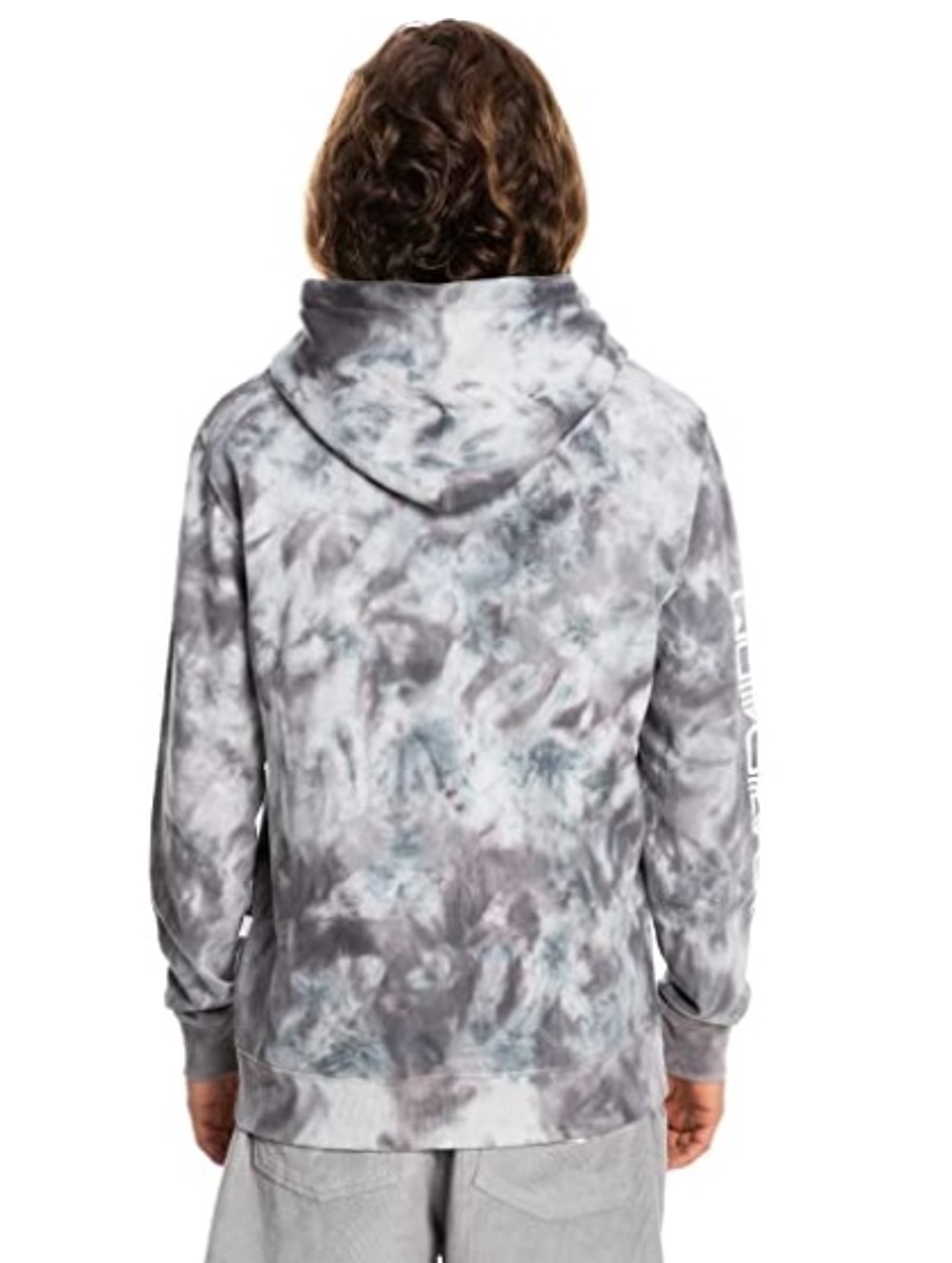 Quiksilver Hoody Natural Tie Dye Cloudy grau