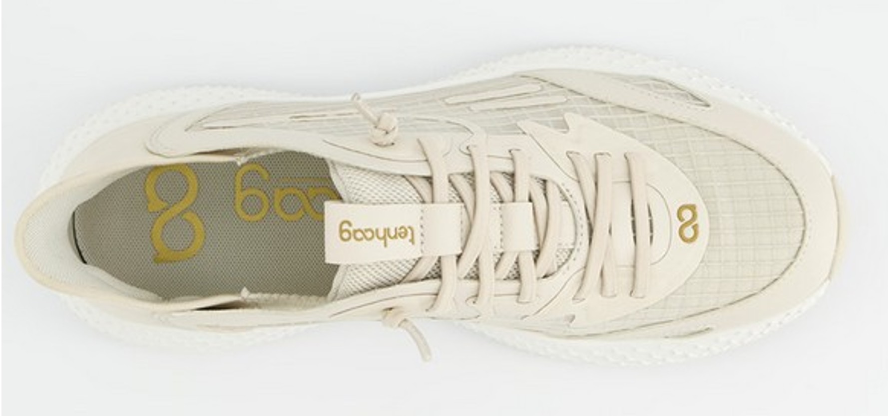 Tenhaag Damen Sneaker Sportschuhe easyhaag beige