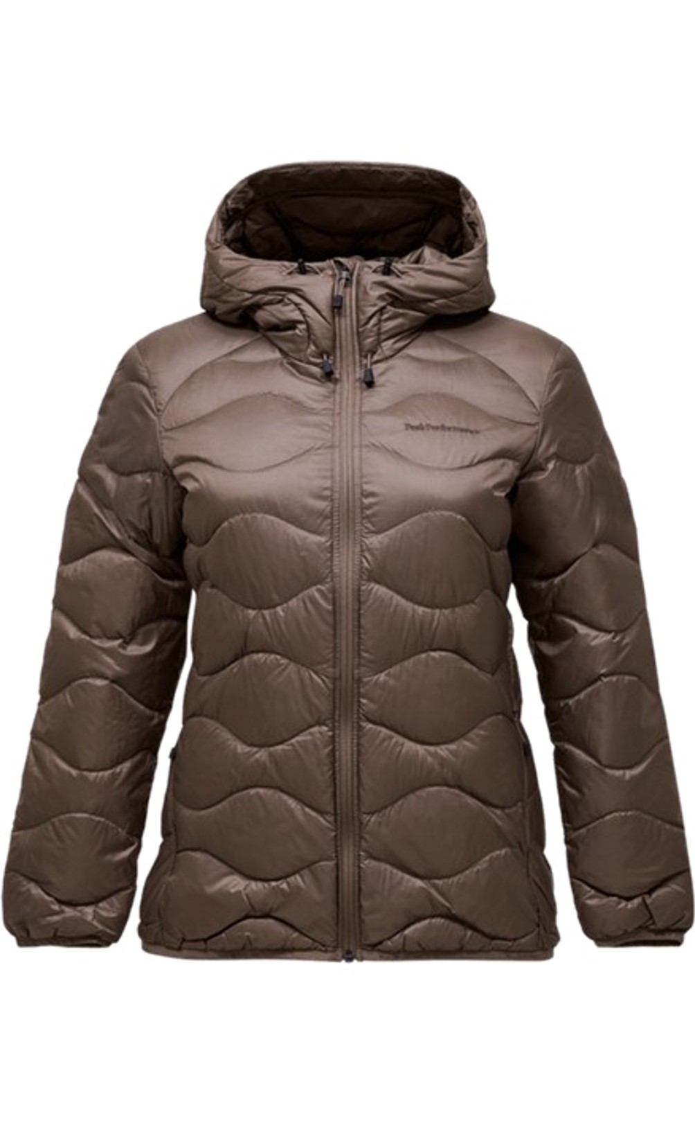 Peak Performance Damen Helium Down Hood Jacke Terrain Tan