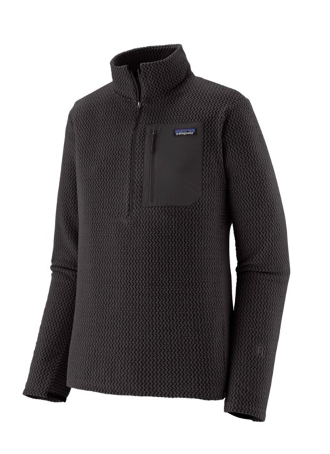 Patagonia Herren Fleece R1 Air Zip Neck Black