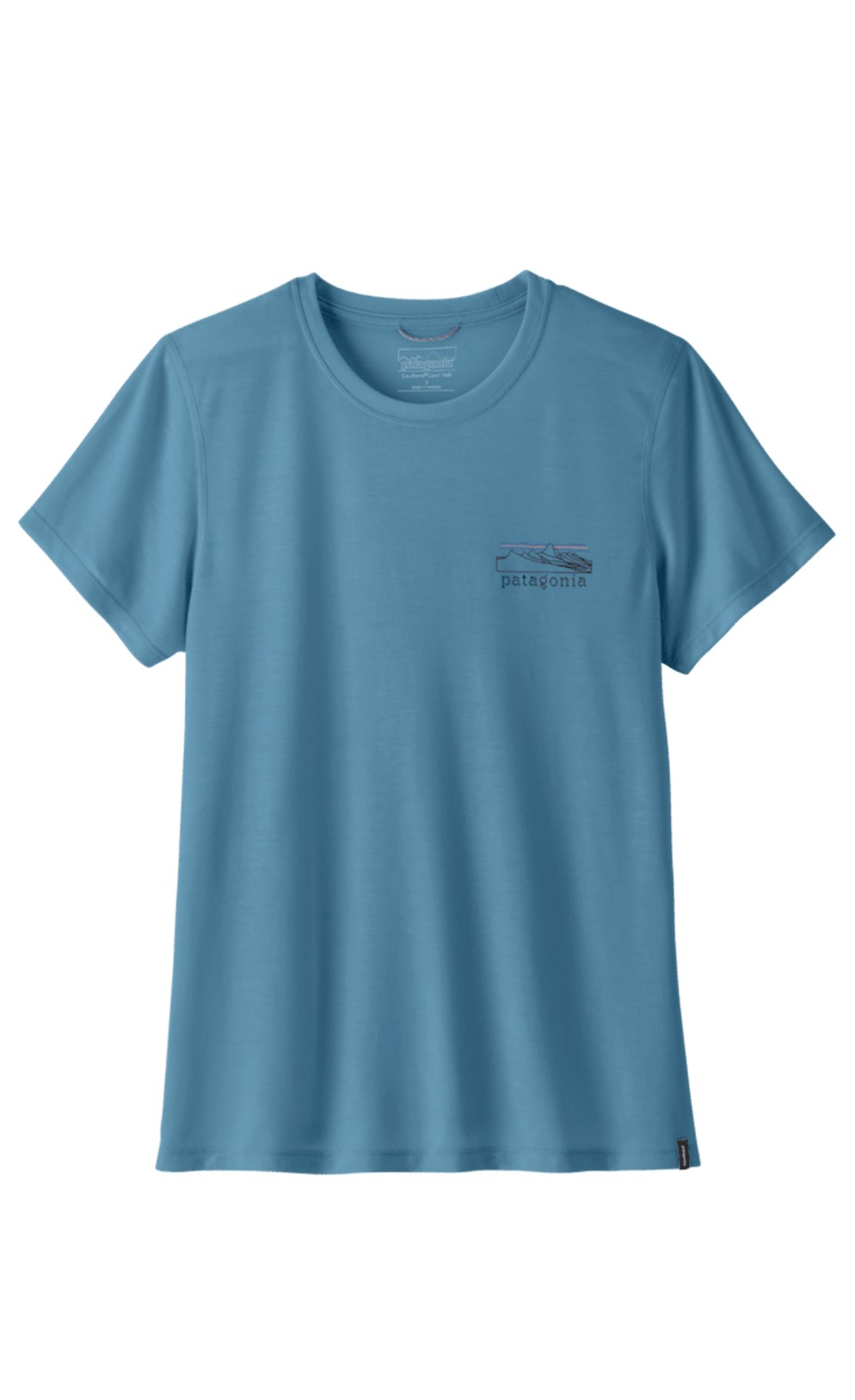 Patagonia Damen Cap Cool Trail Shirt Stratapeaks Shore Blue