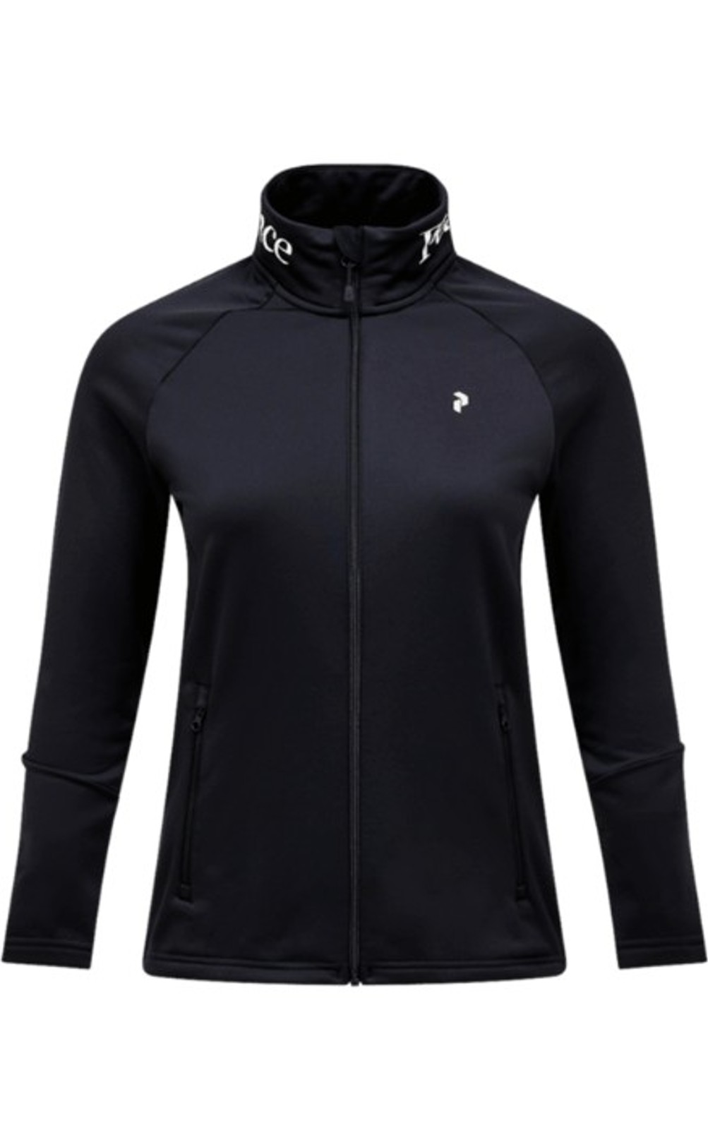 Peak Performance Damen Essentials Midlayer Zip Jacke Black