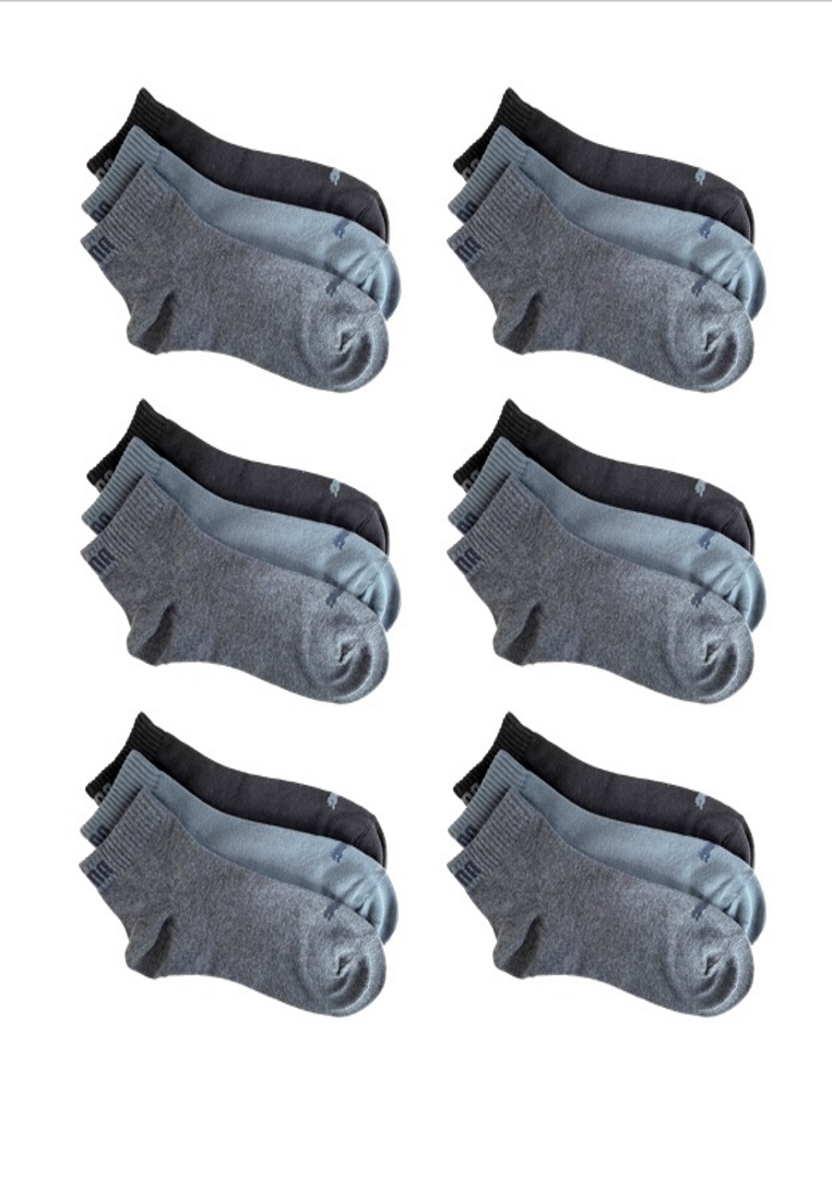 Puma Quarter Socken 18-Pack denim 2.0