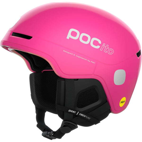 POCito Kinder Wintersporthelm Obex MIPS Fluorescent Pink