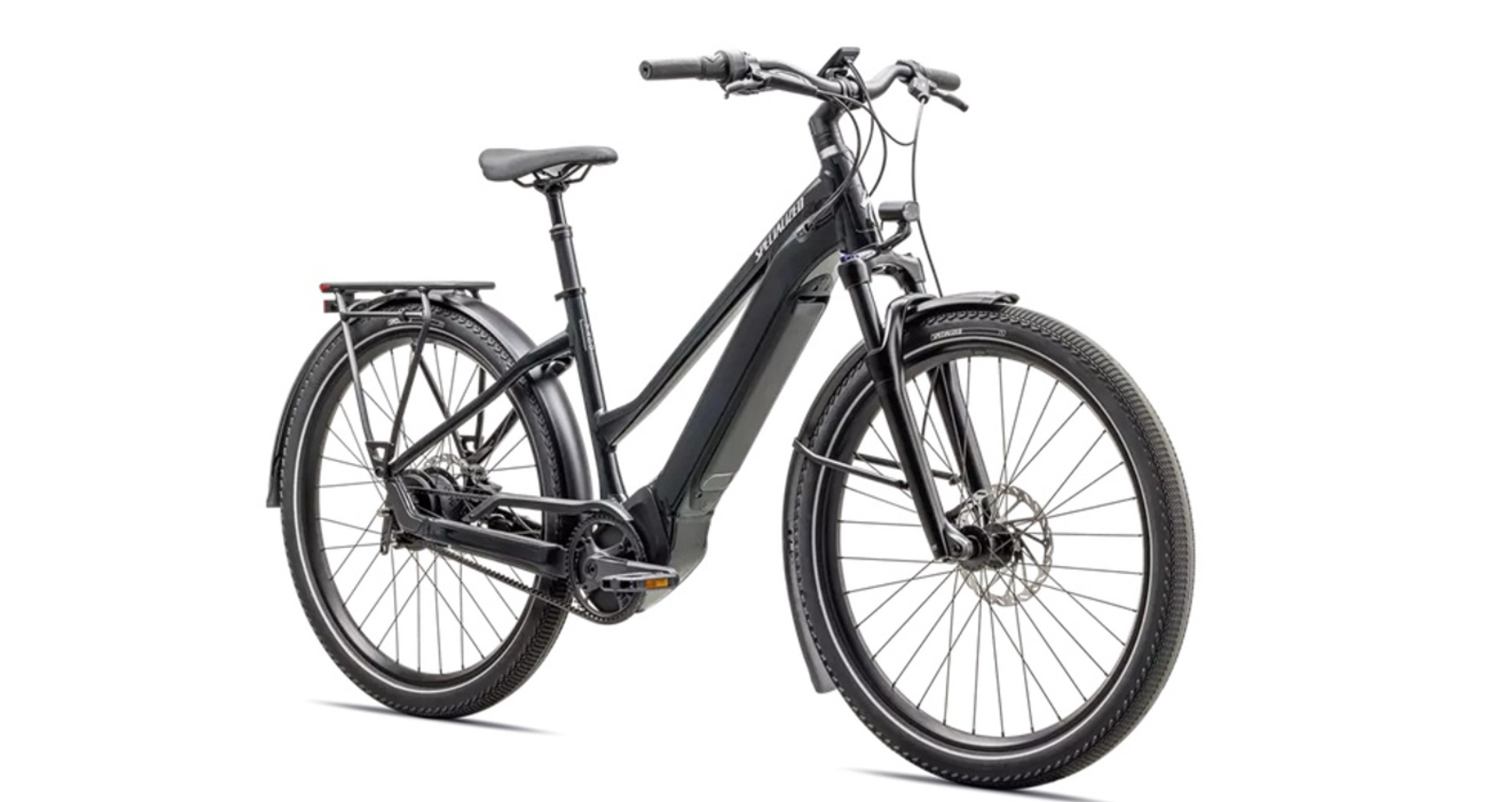 Specialized Turbo Vado 4.0 IGH ST City Bike Gloss Castblack / Satin Silver Reflective 2025 