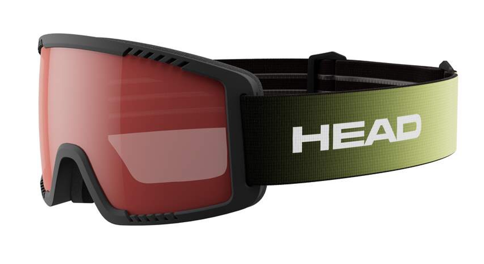 Head Schneebrille CONTEX YUKI red lime