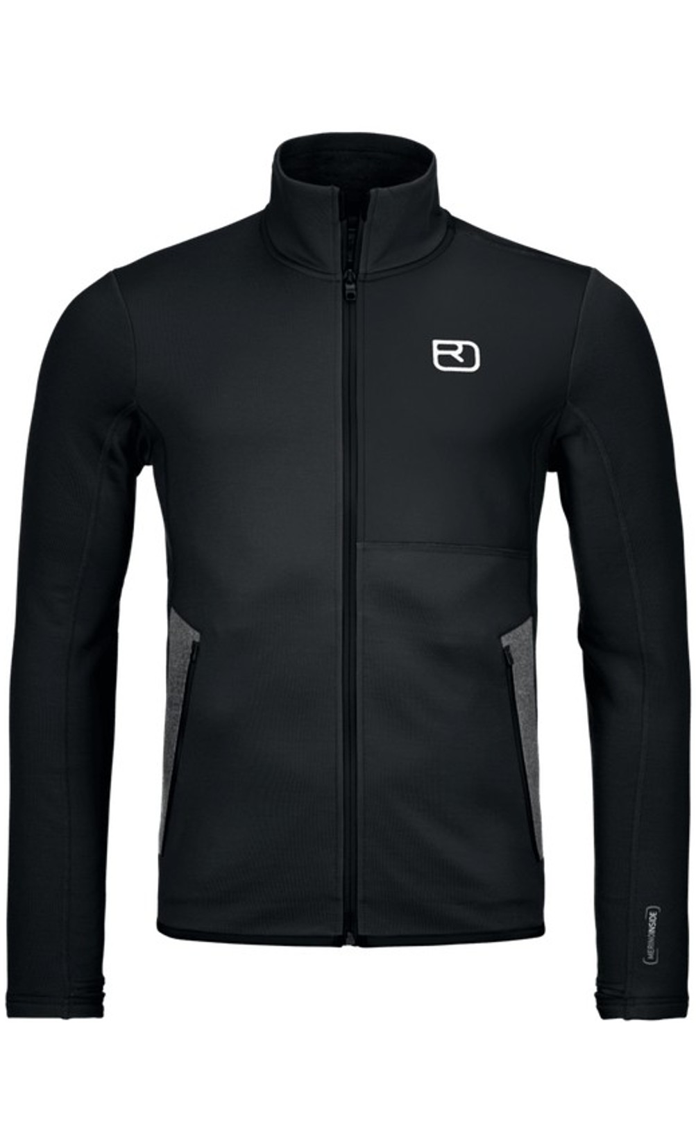 Ortovox Herren FLEECE Jacke black raven