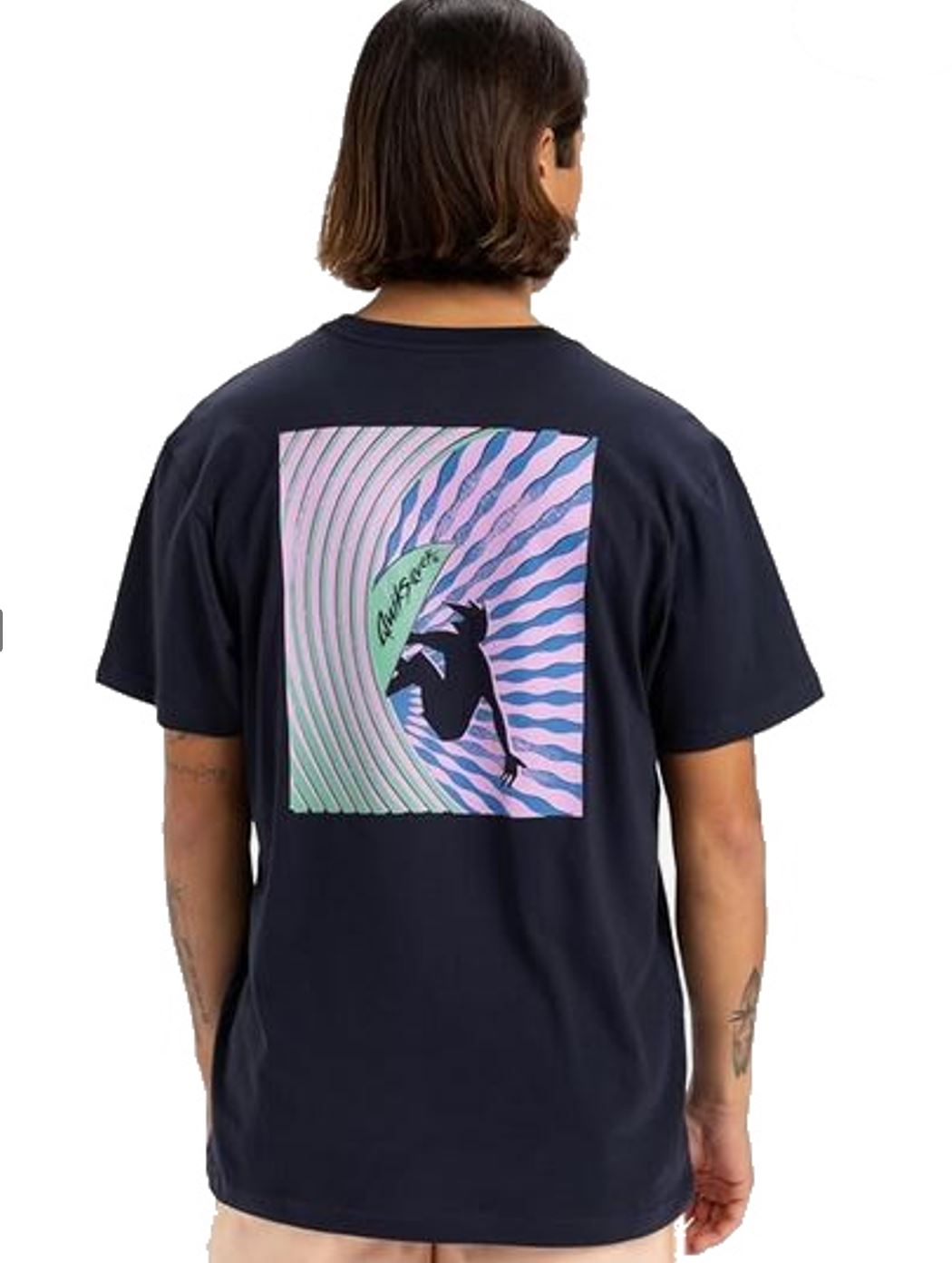 Quiksilver T-Shirt Window Pane Navy