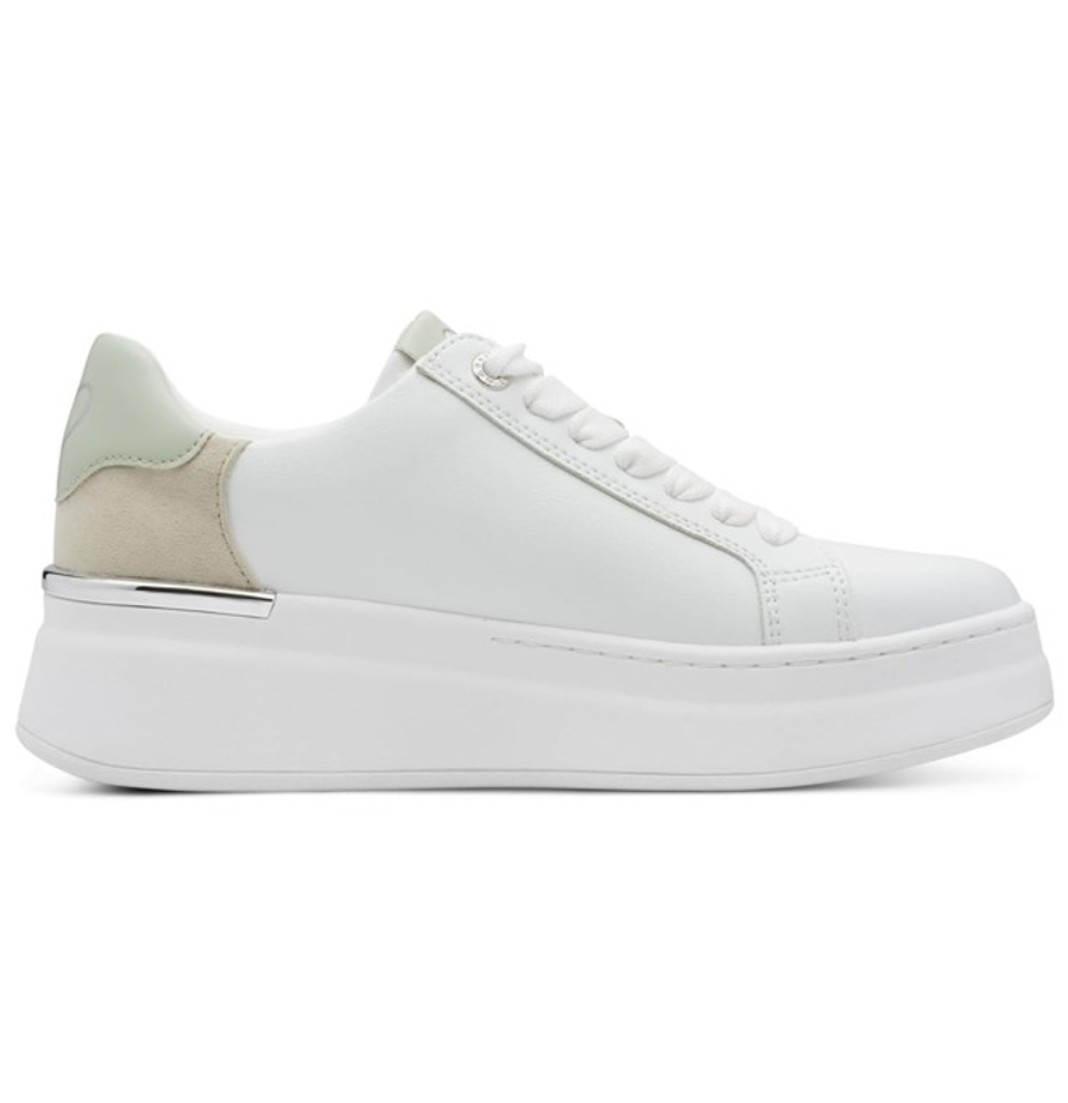 Marco Tozzi Damen Plateau-Sneaker White Matcha
