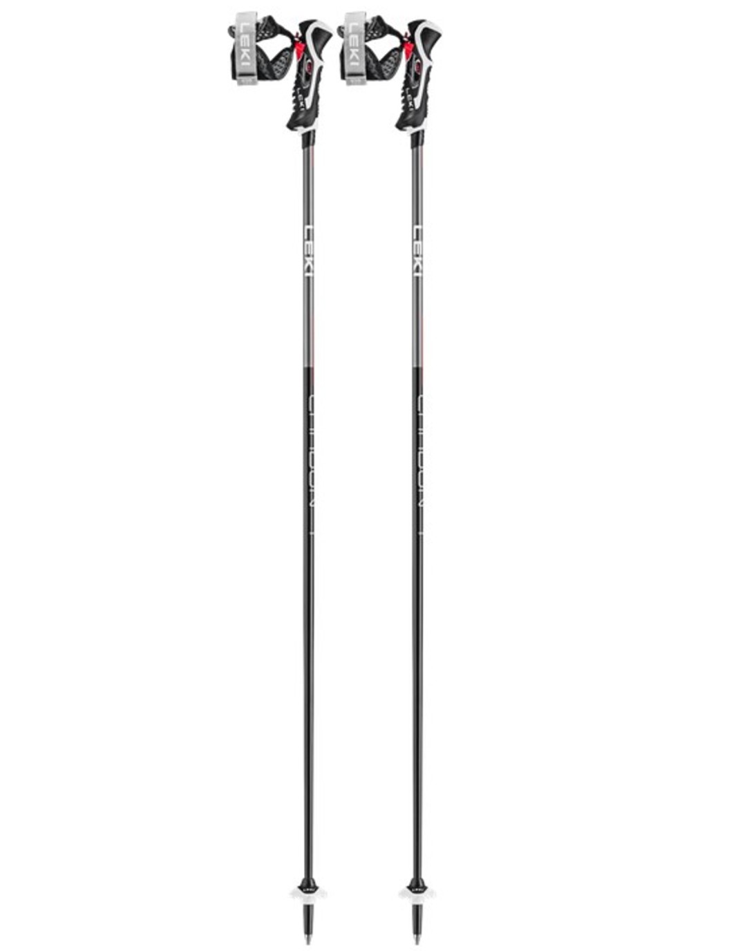 Leki Skistöcke Carbon 14 3D rot