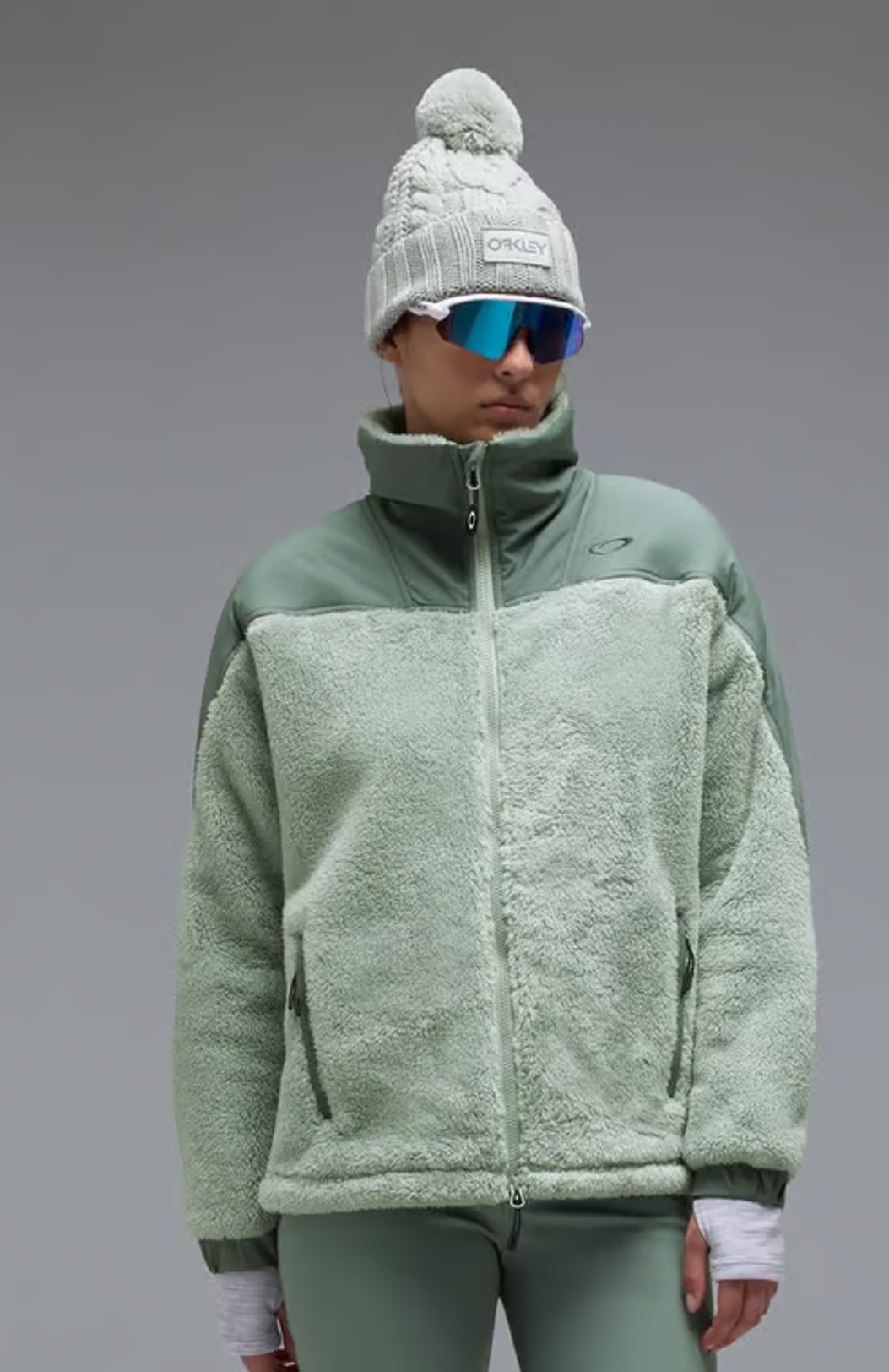 Oakley Damen Mountain Fire Sherpa Aviator Green