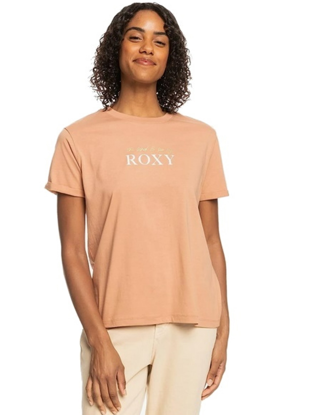 Roxy Damen T-Shirt Noon Ocean Tee coral