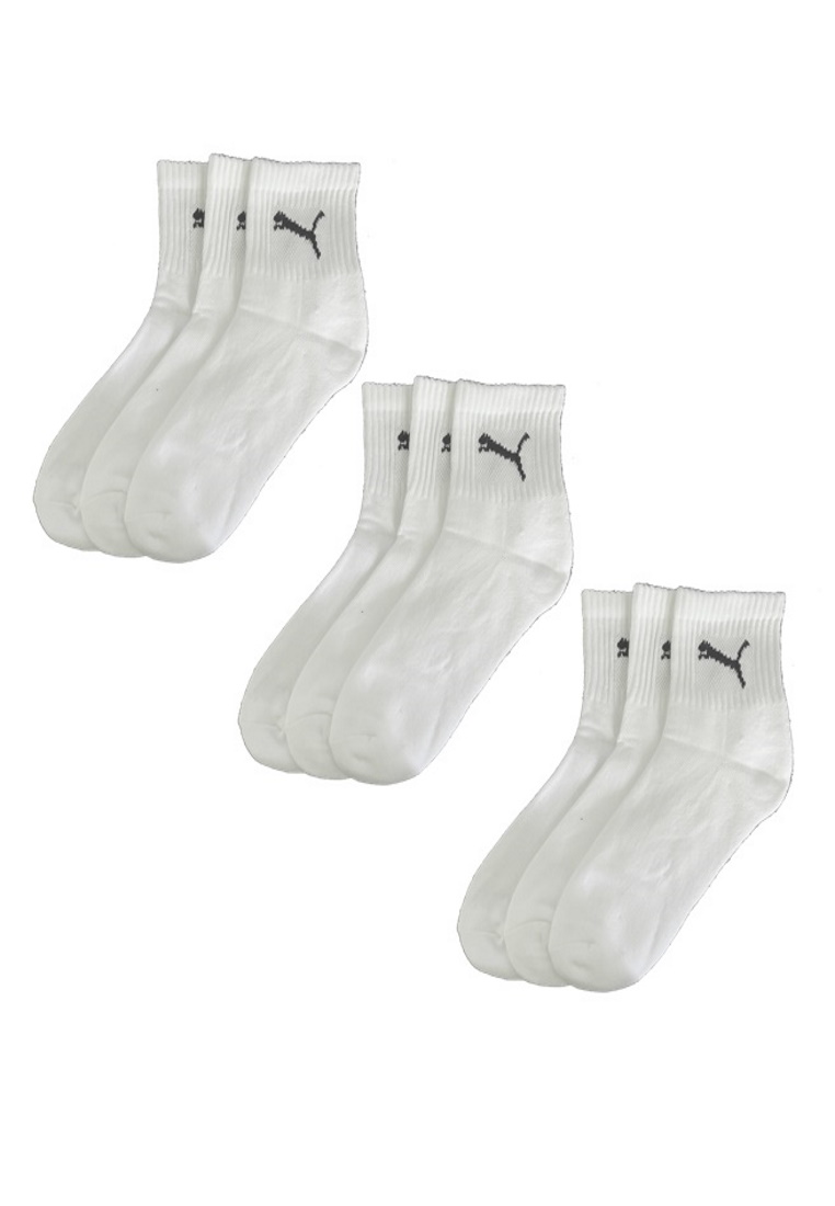 Puma Sportsocken Short Crew Socken Sport 9-Pack weiß 