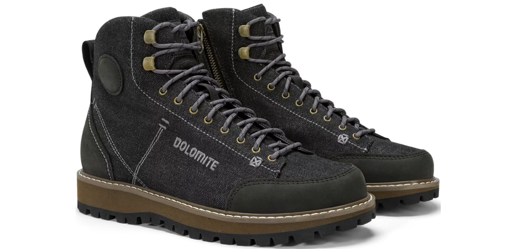 Dolomite 54 High Denim Schuh Black
