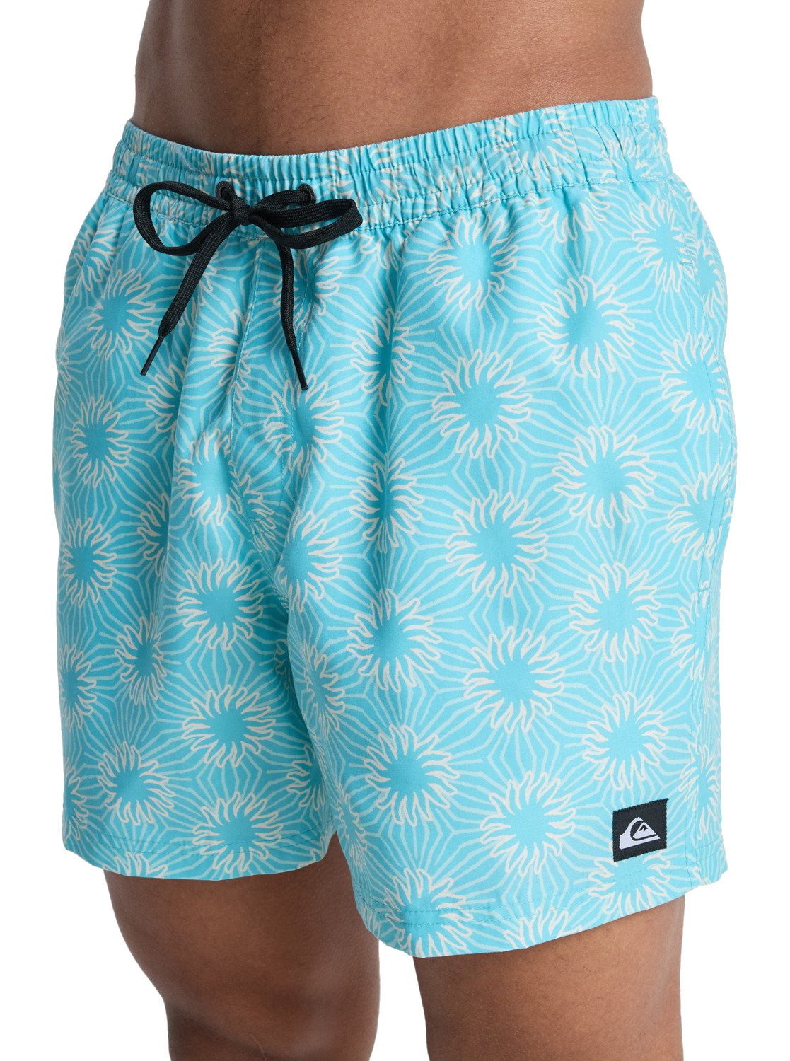 Quiksilver Badeshorts Everyday Printed Volley 15" Schwimmshorts Aqua Ocean Maythem