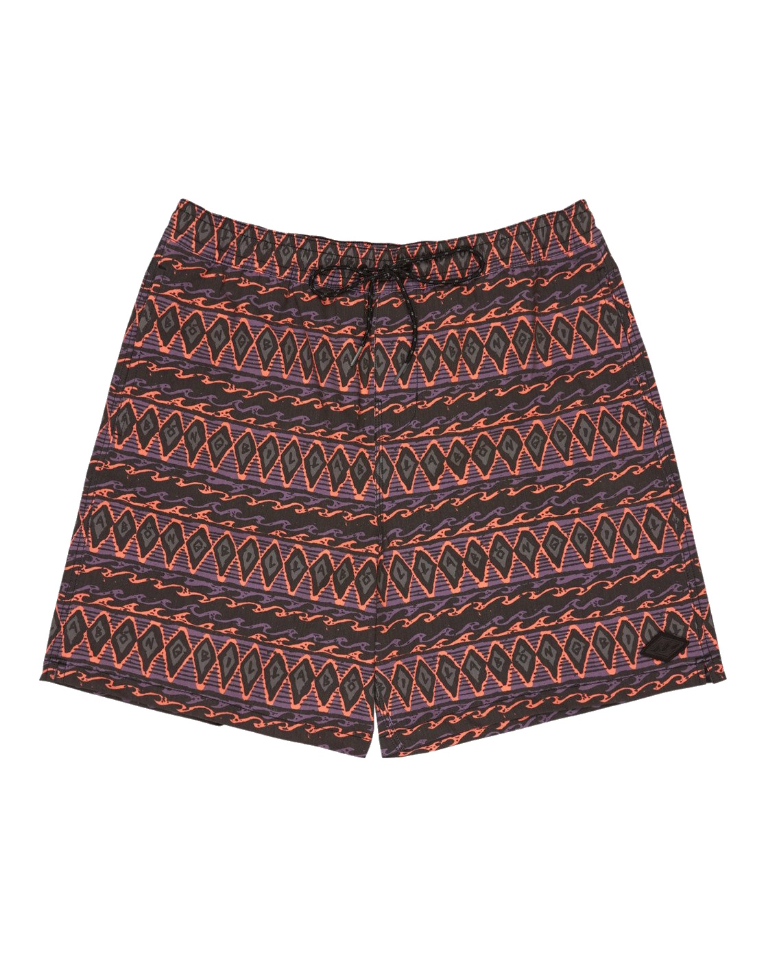 Billabong Badeshorts Wasted Times Layback Black Print
