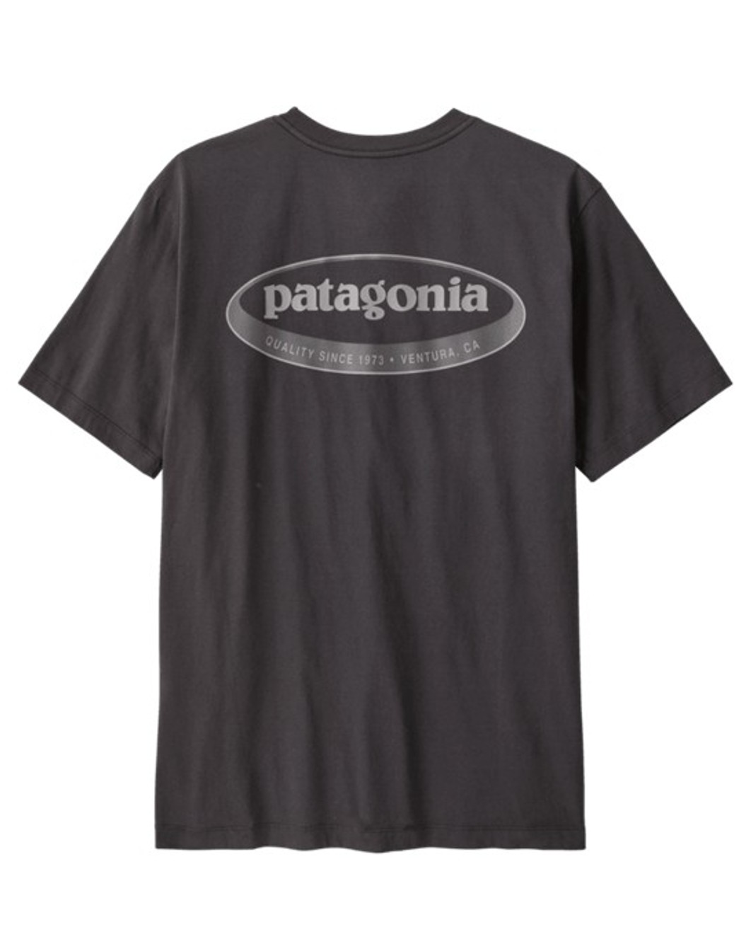 Patagonia Herren T-Shirt ´95 Oval Logo Ink Black