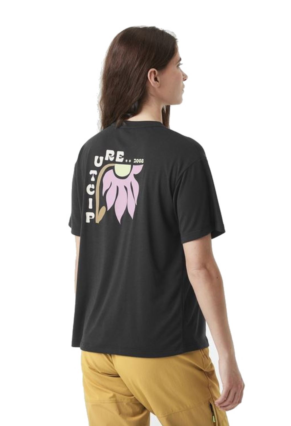 Picture Damen T-Shirt Timont Tech Tee Black