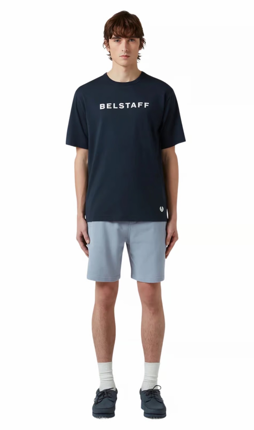 Belstaff Herren STAPLE Logo T-Shirt Dark ink