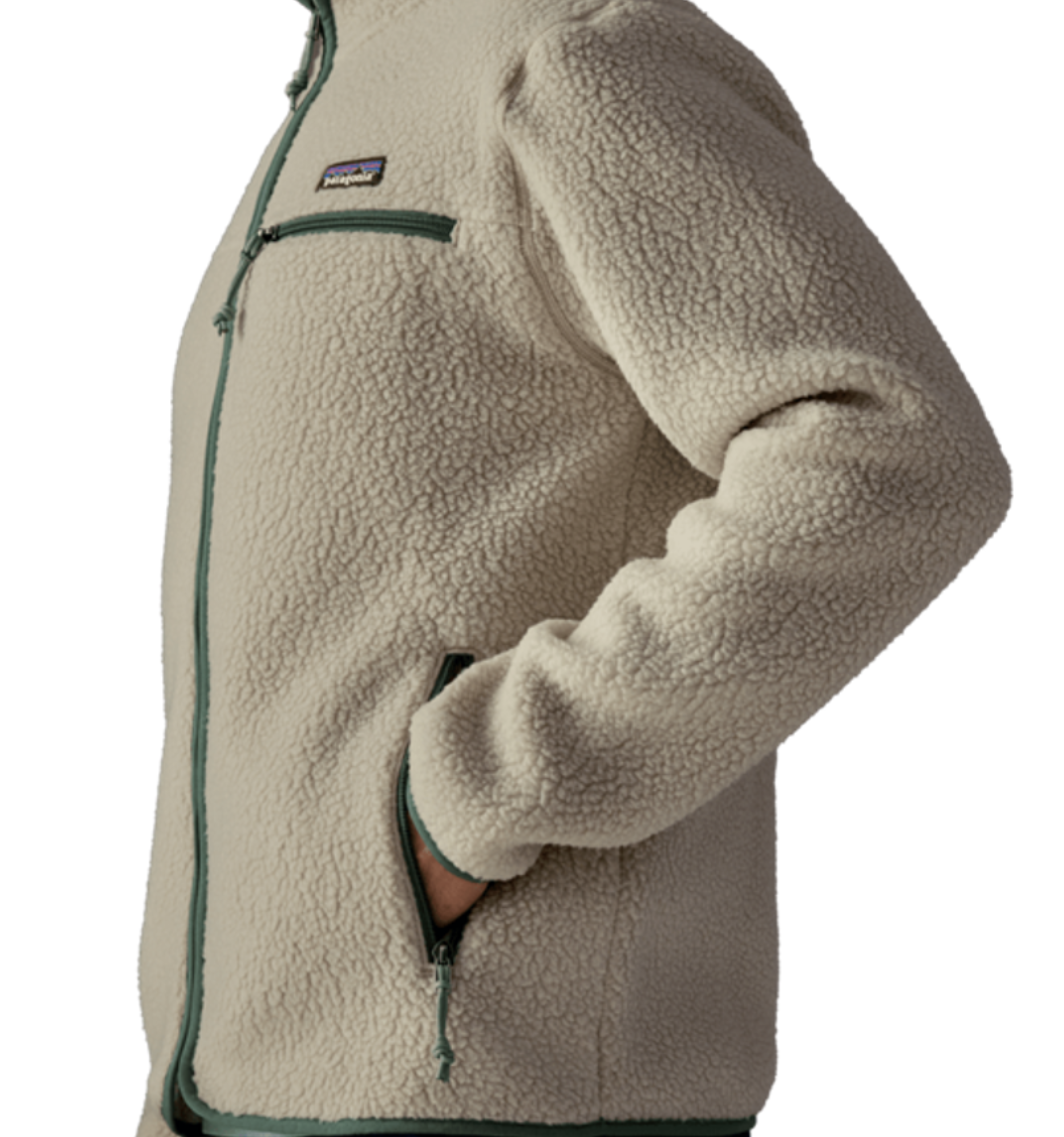 Patagonia Herren Retro Pile Fleece Pelicane Green