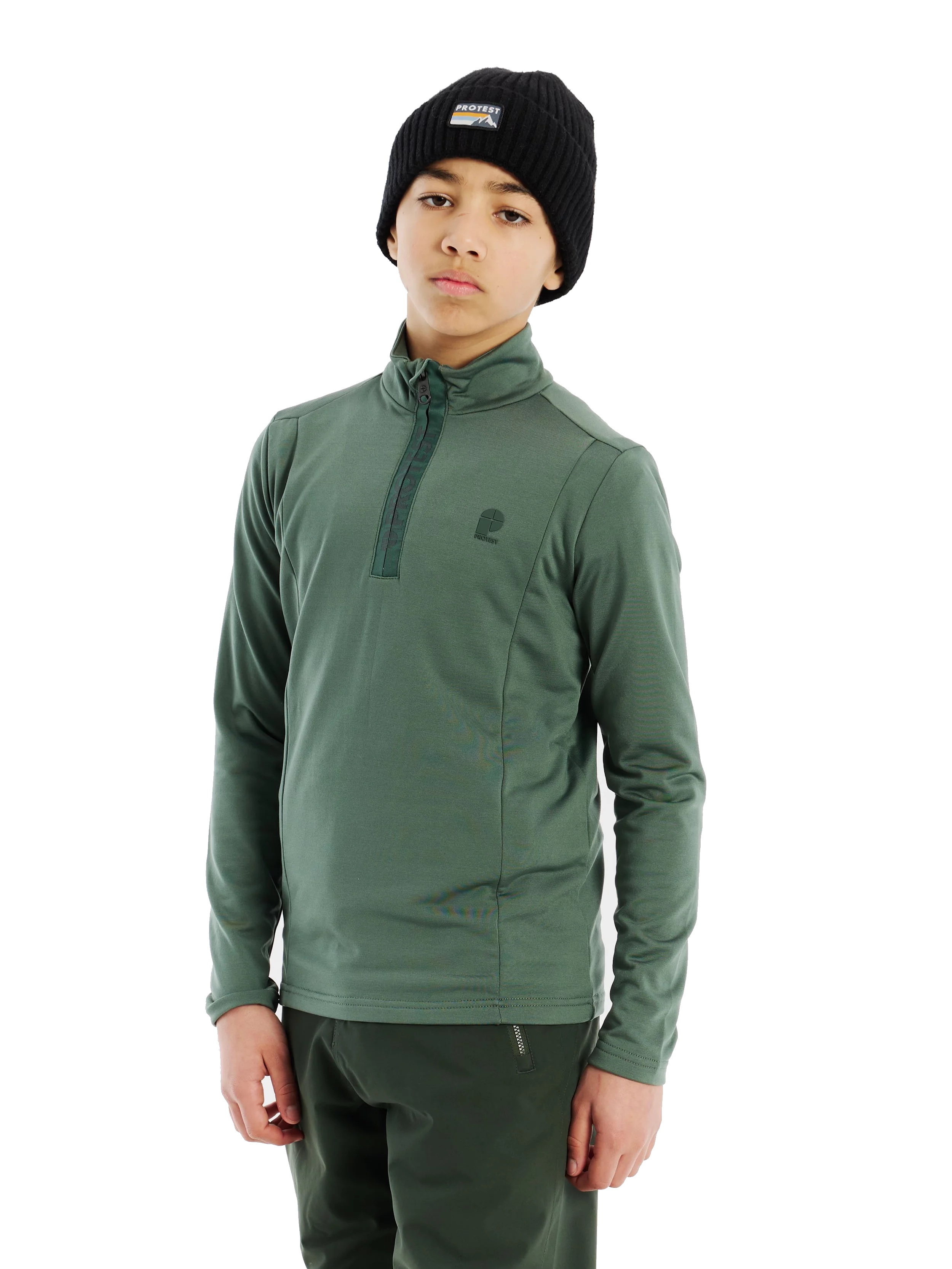 Protest Kinder Skipullover REWILLOWY Aspen green