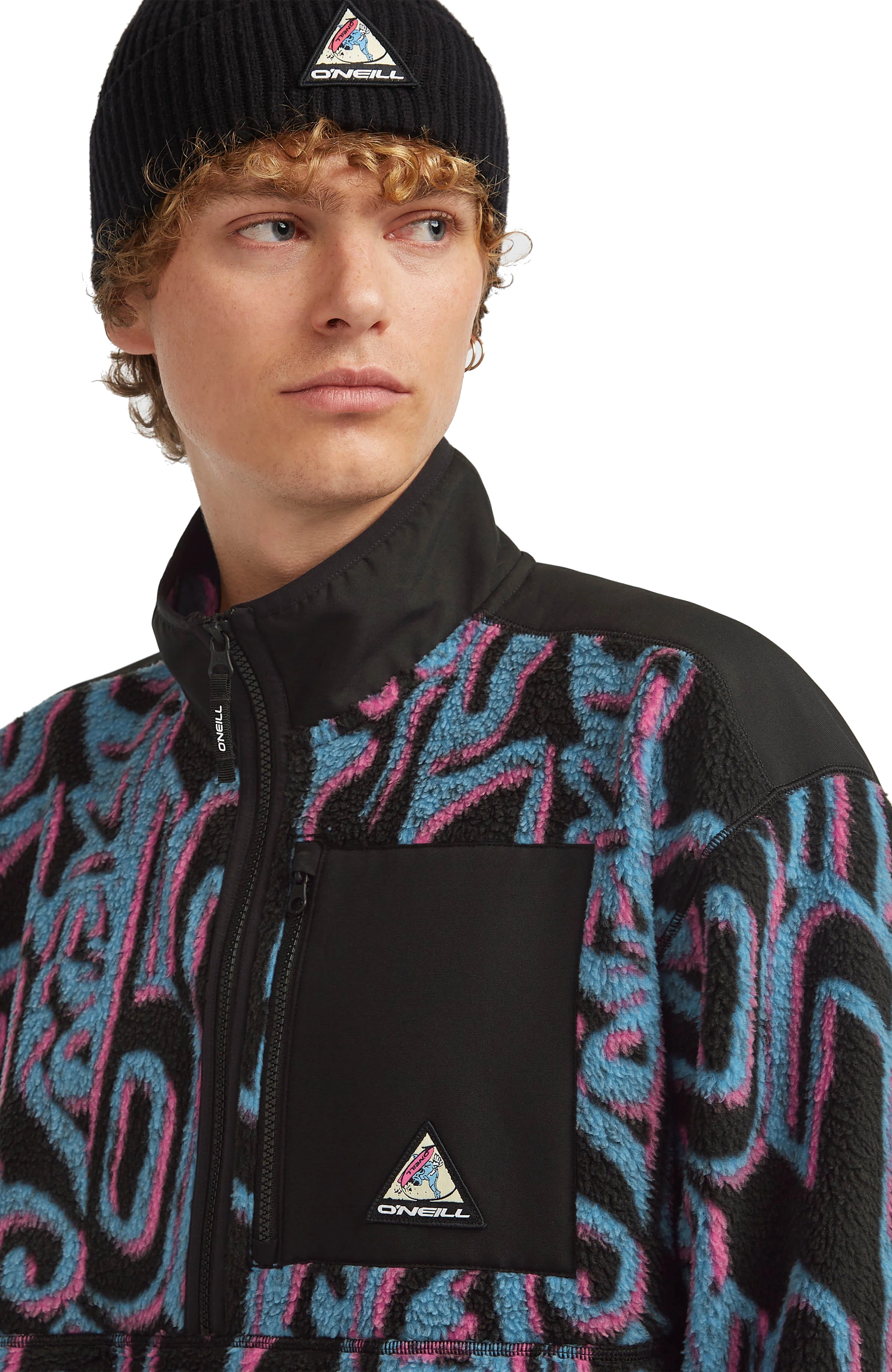 O'Neill Herren Fleecejacke FWC'Play HYPER Pink Legacy