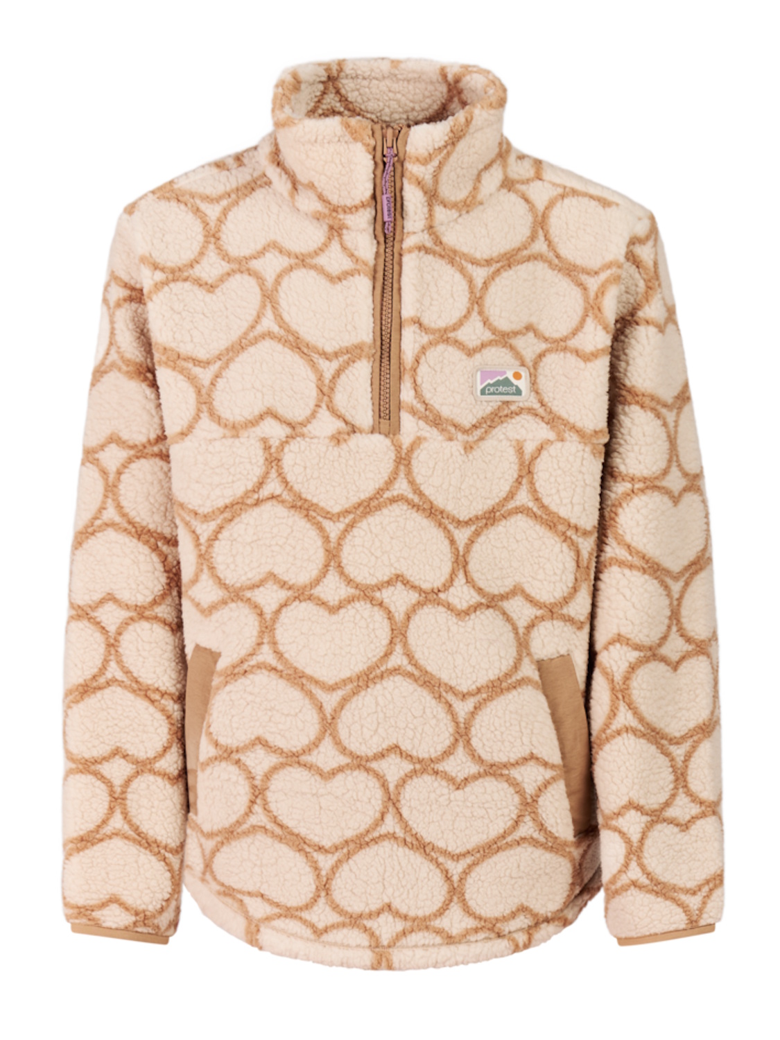 Protest Kinder Fleecejacke PRTBrenda Kitoffwhite