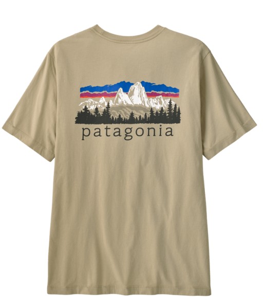 Patagonia Herren T-Shirt Fitz Roy Foothills Weathered Stone