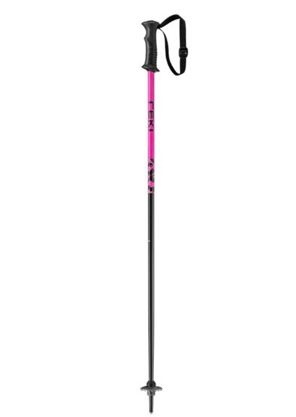 Leki Kinder Skistöcke Rider Black Rhodamine Red White