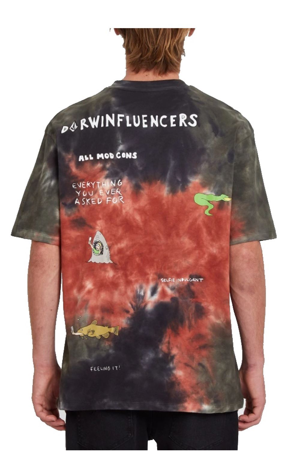 Volcom T-Shirt Pentagram Pizza Featured Artist multi