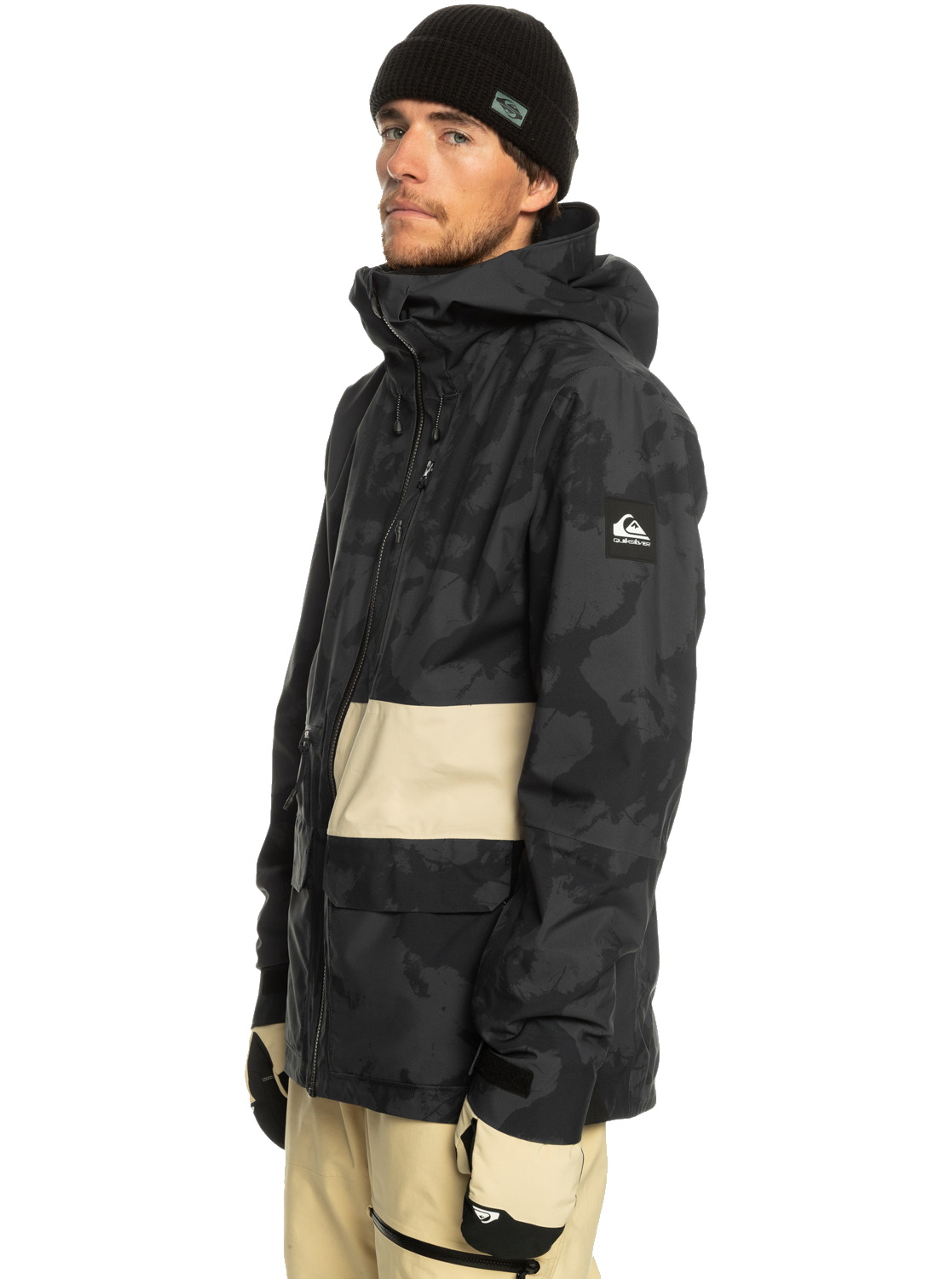 Quiksilver Schneejacke Sammy Carlson Stretch Quest schwarz