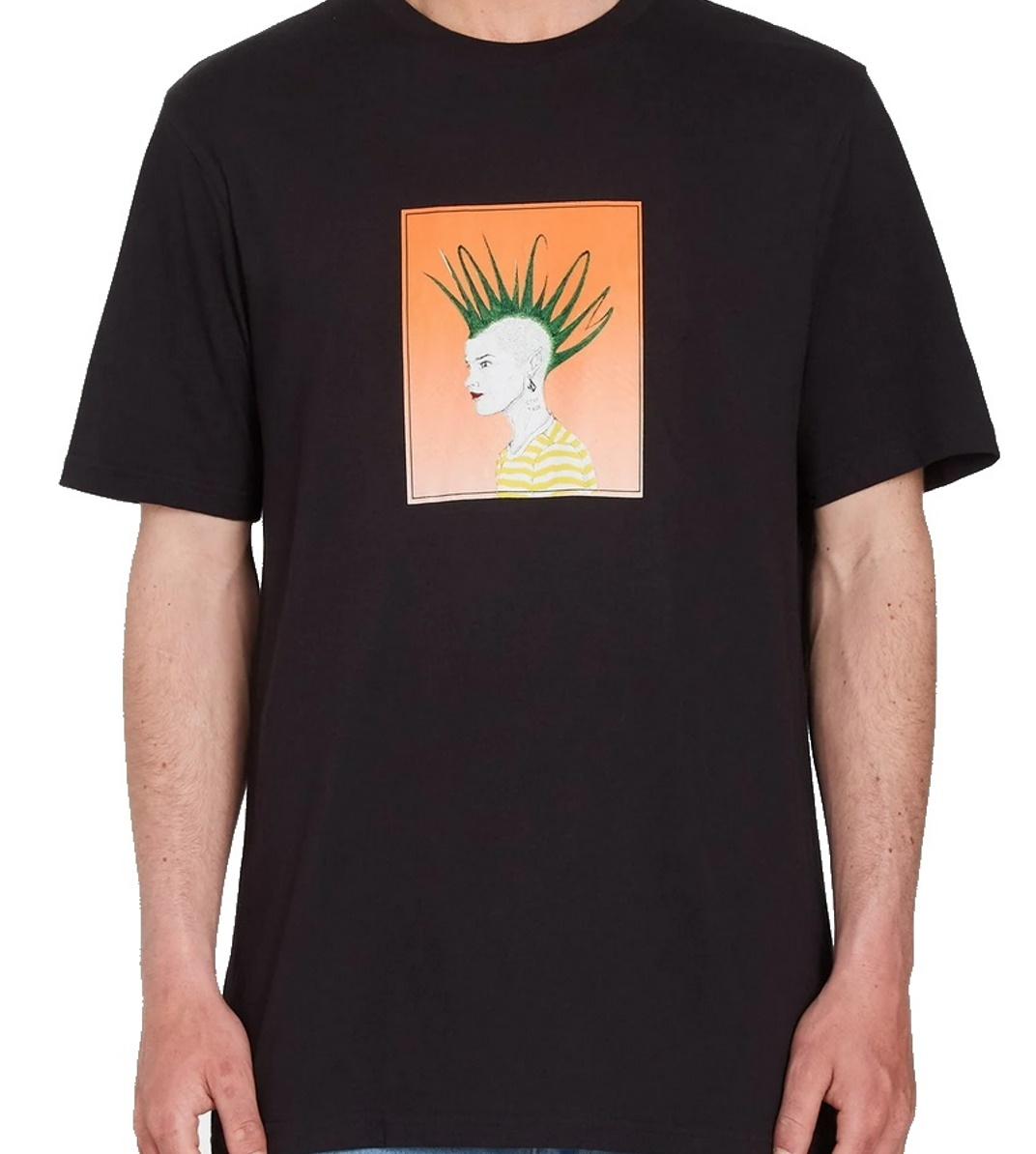 Volcom T-Shirt Justin Hager Hagerhawk schwarz