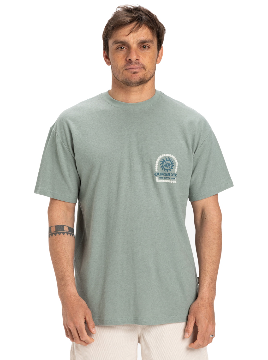 Quiksilver T-Shirt CL Sun Power Chinois Green