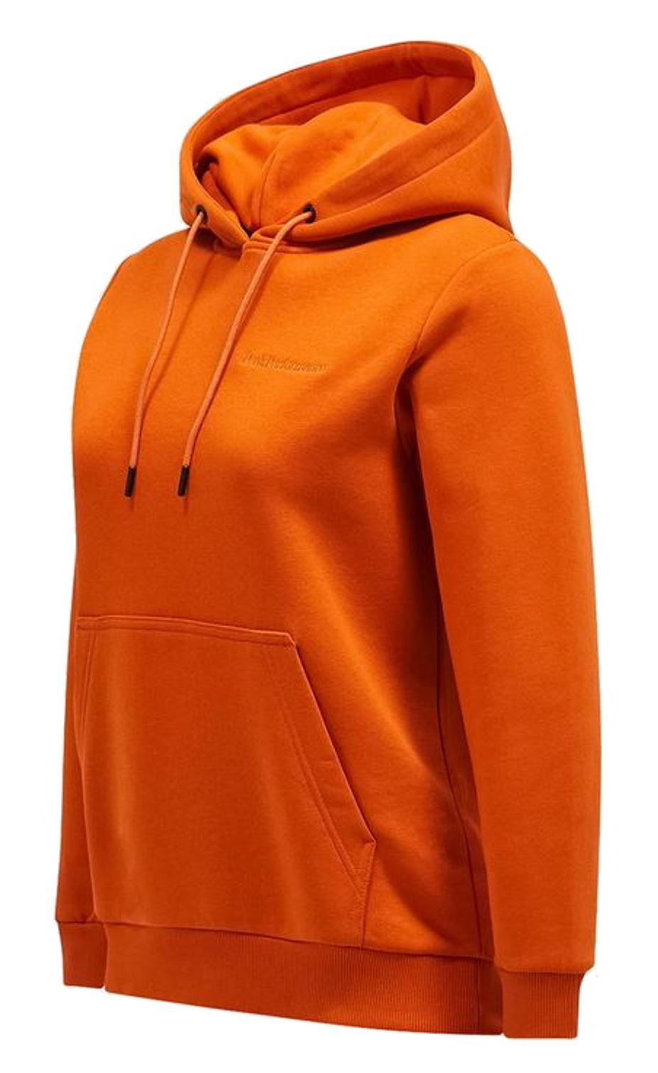 Peak Performance Damen Original Logo Hood Gold Flame